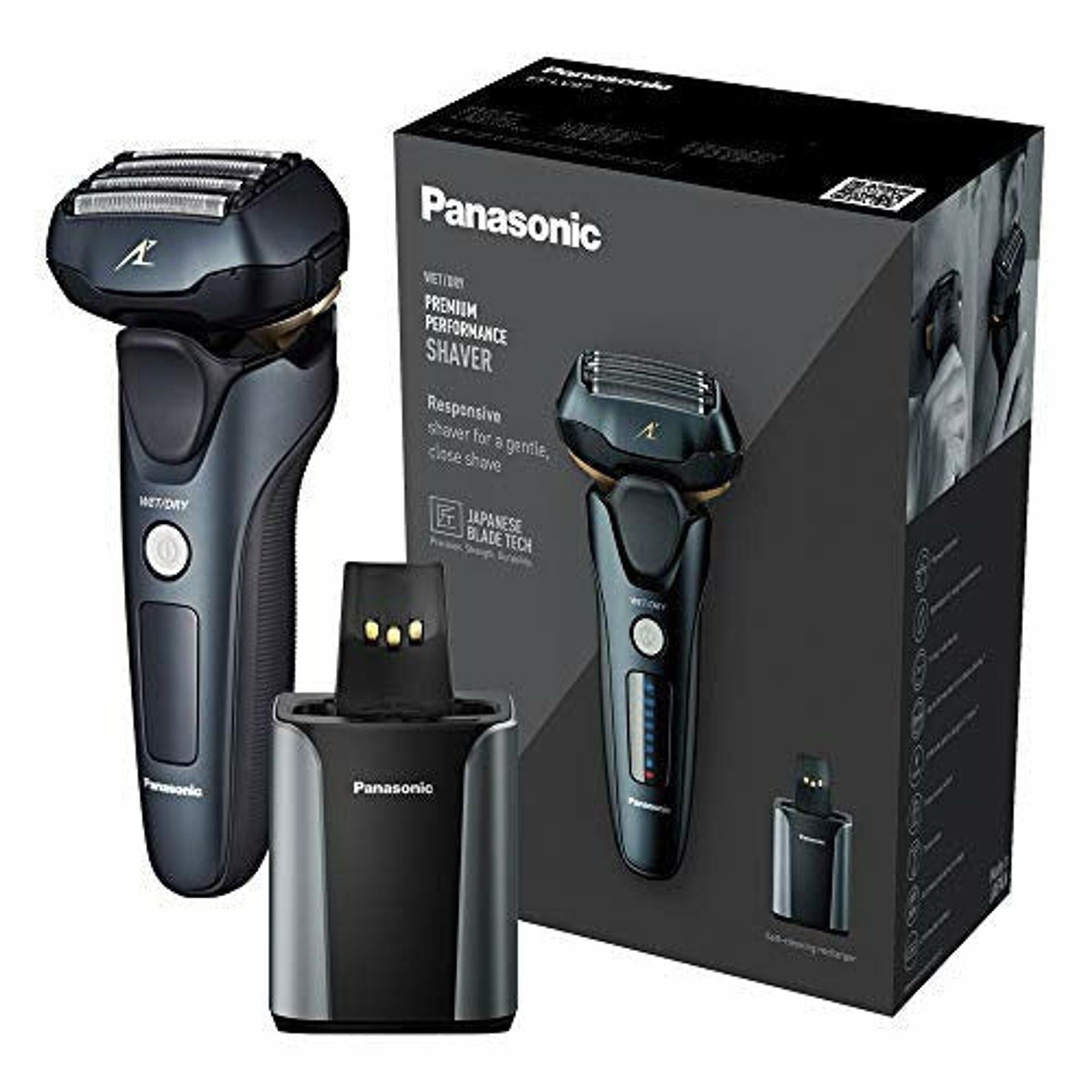 Panasonic ES-LV97 Wet & Dry Electric 5-Blade Shaver With Cleaning