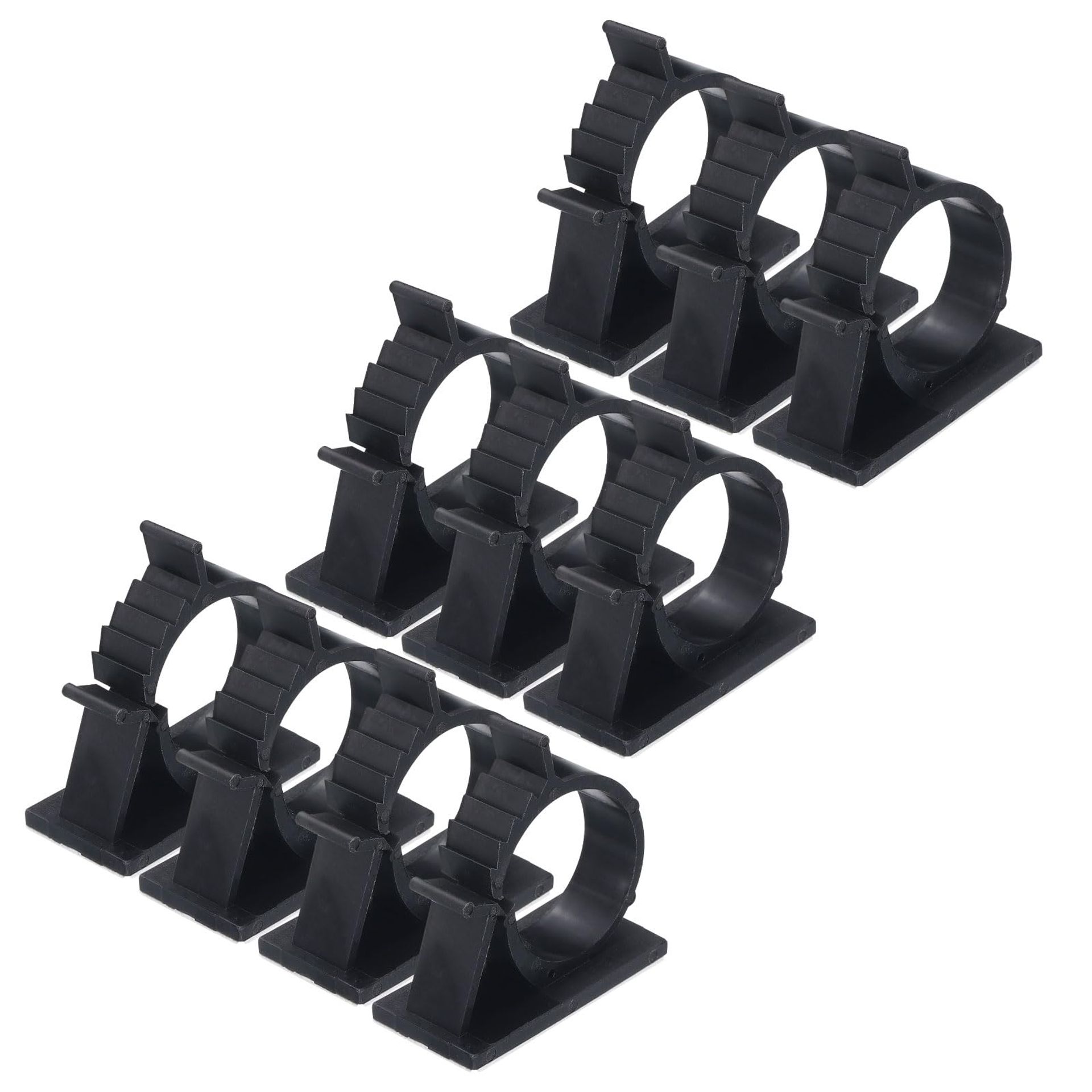 30Pcs Adjustable Adhesive Cable Management Clips for USB, Network & Mouse Cables - 22-25mm