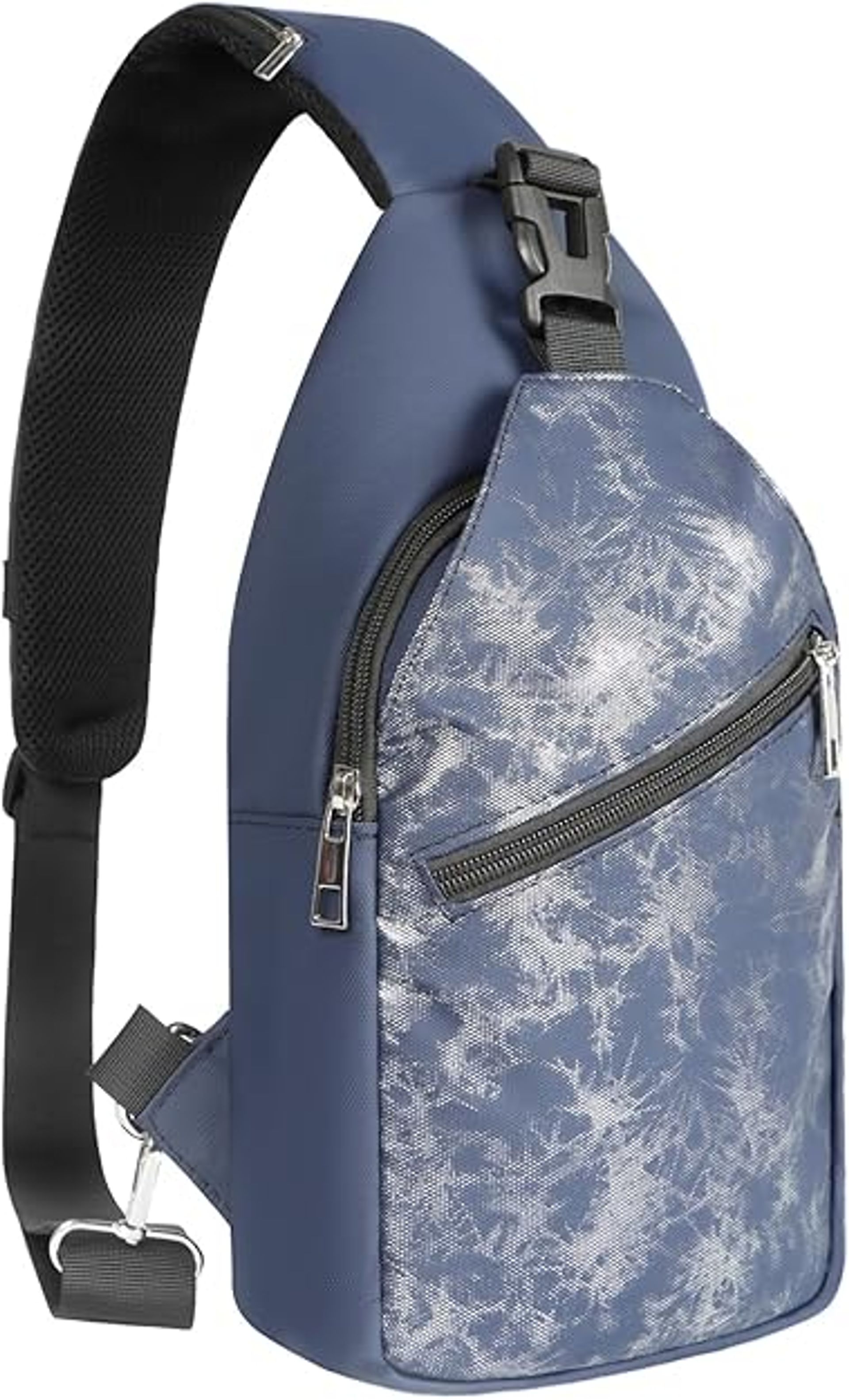Unisex Sling Bag Crossbody Backpack Waterproof Lightweight Travel Daypack - Blue One Size