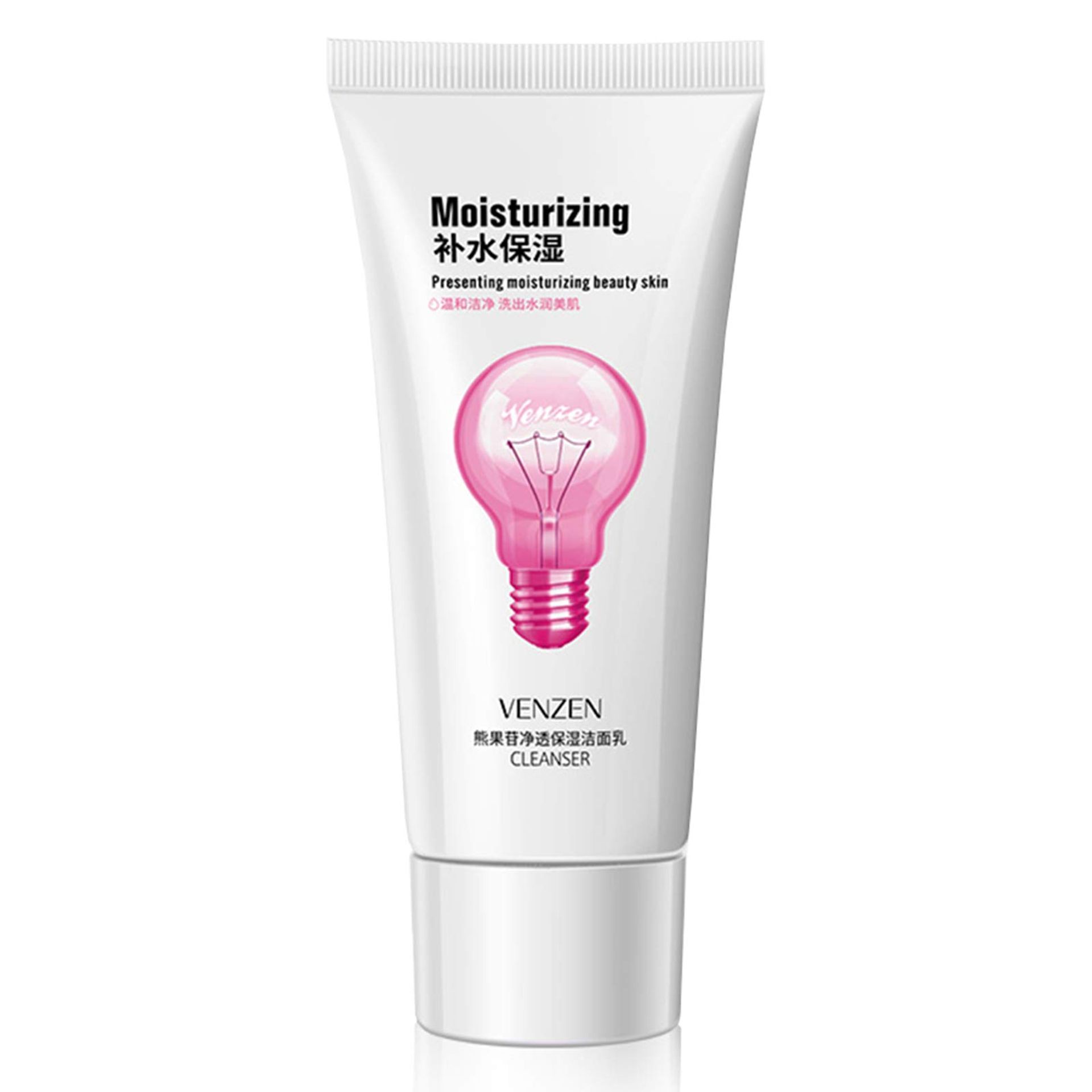 VENZEN Moisturising Cleanser 60g - Anti-Freckle, Skin Rejuvenation & Deep Hydration