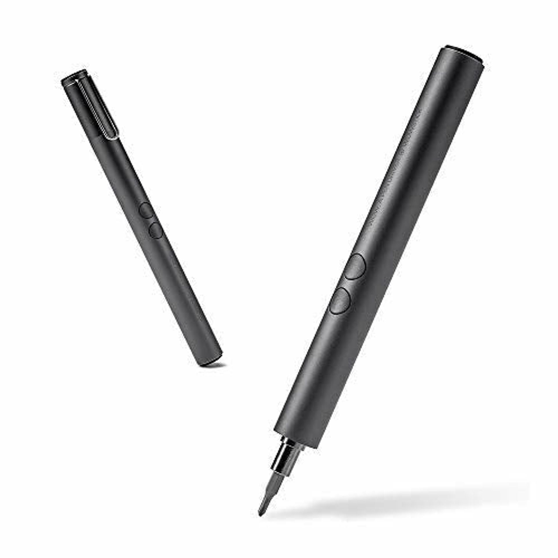 Wowstick Mini Electric Screwdriver Set 20 Precision Bits USB Rechargeable with 3 LED Lights - Grey Standard