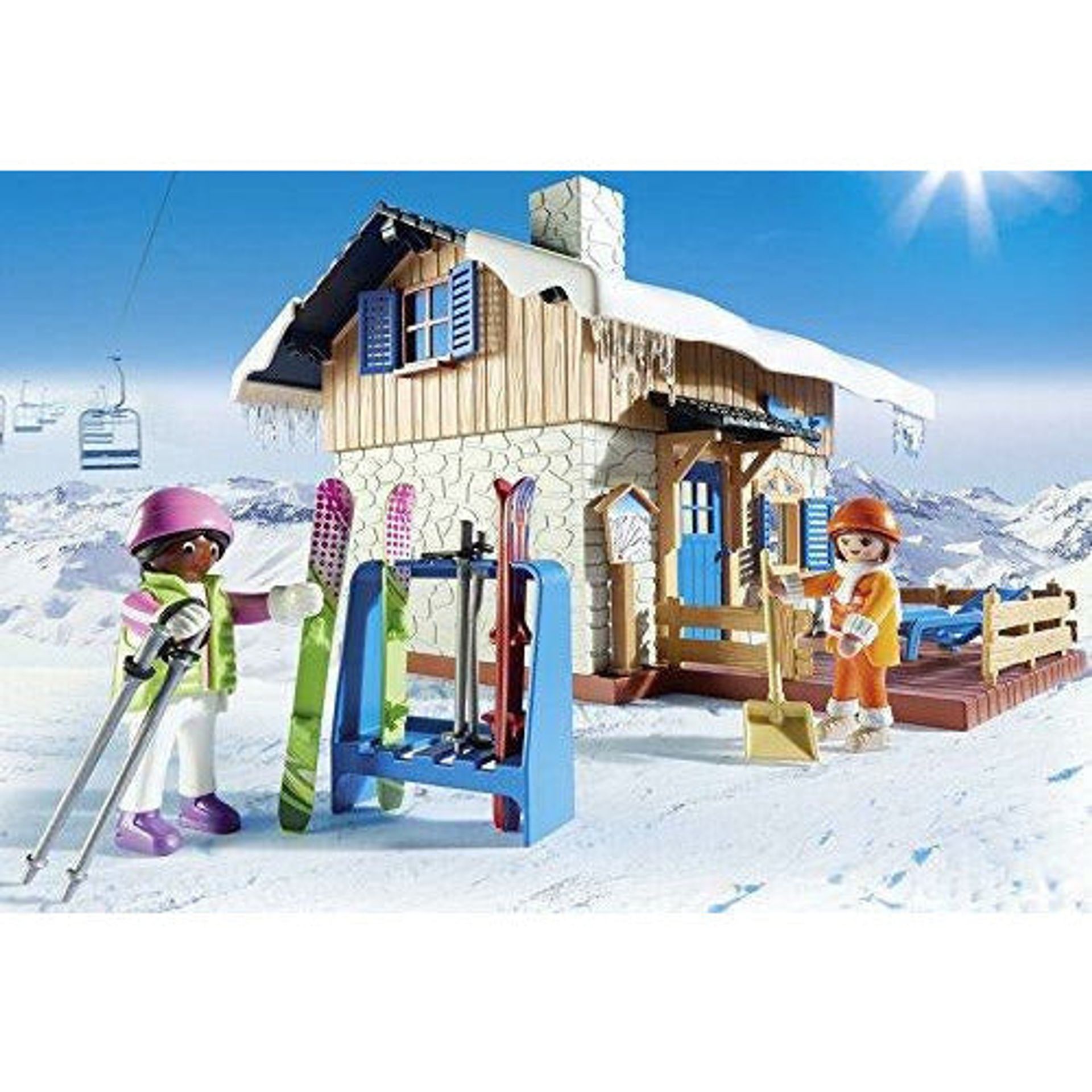 Playmobil Family Fun 9280 Ski Lodge, For Children Ages 4+