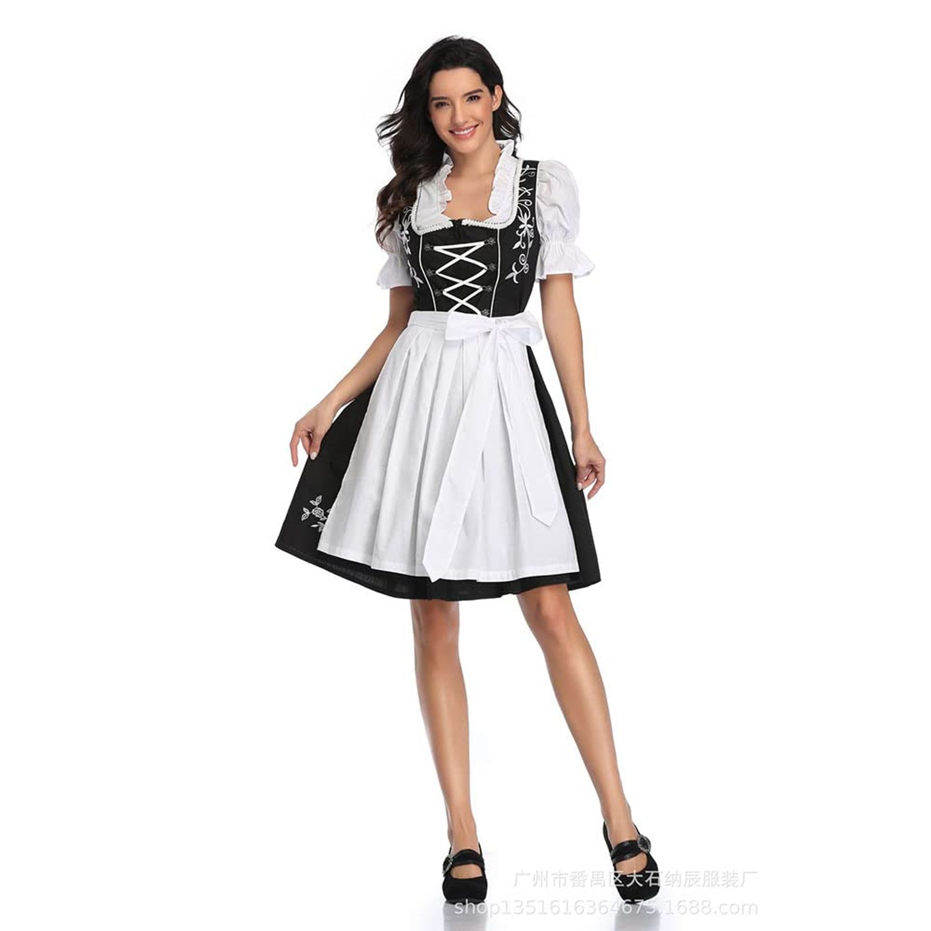 YUDATPG Oktoberfest Costumes Women German Dirndl Dresses 3 Pieces Bavaria