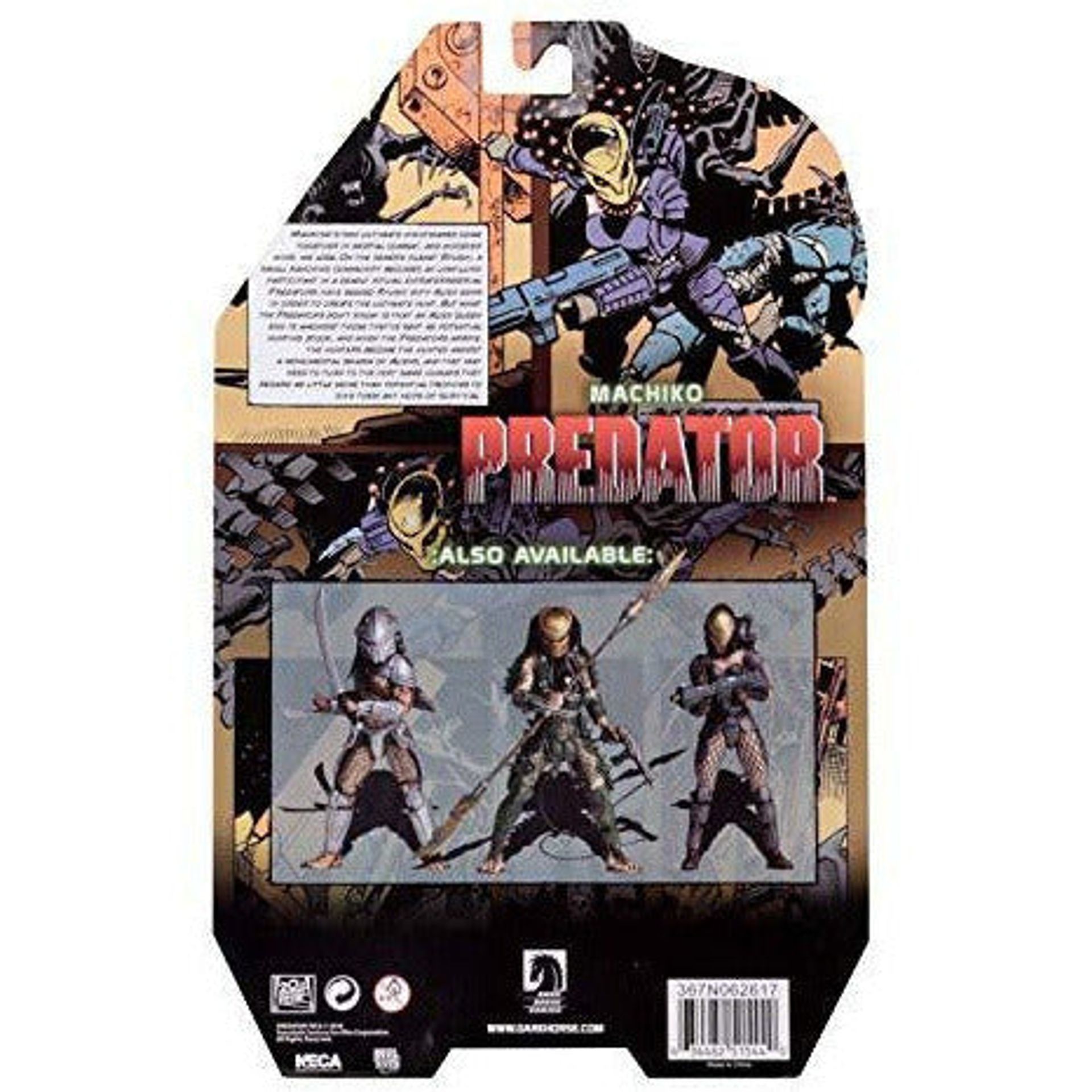 NECA Machiko Figure 18 Cm Predator Series 18 Colour (NEC0NC51544)