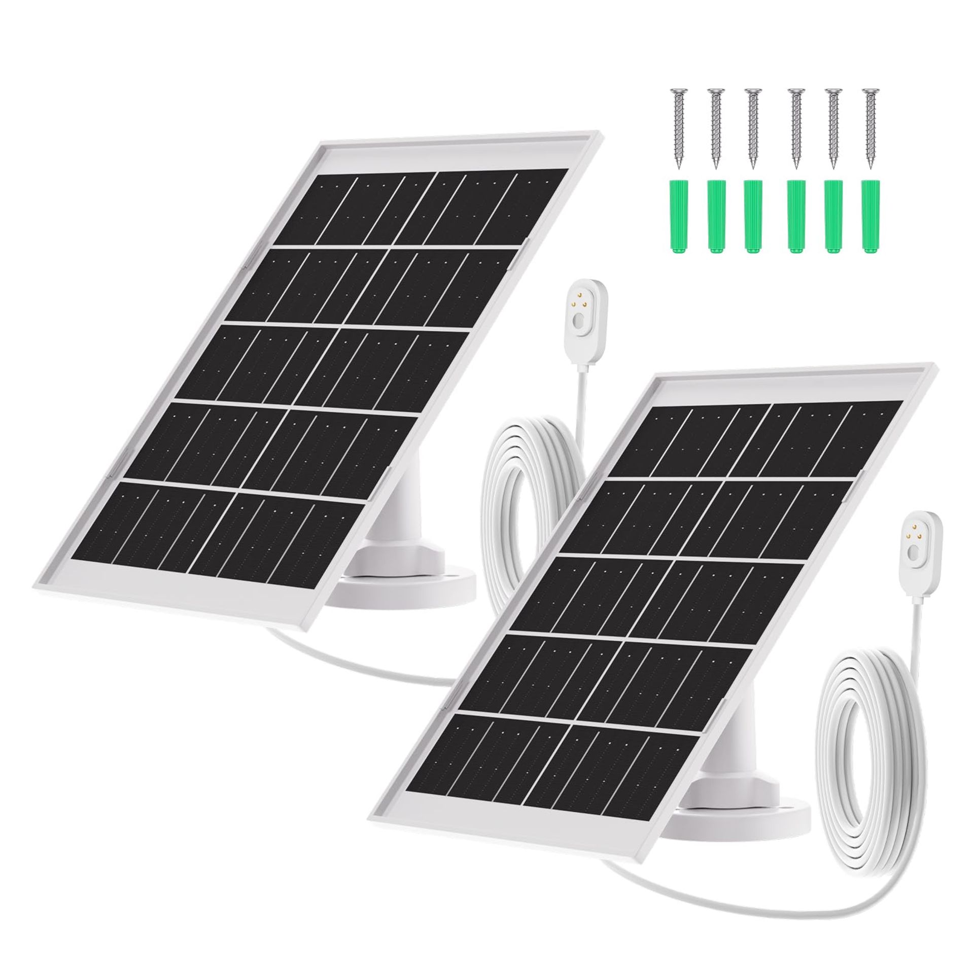 Solar Panel for Arlo Pro 2/3/4/5S, Ultra 2 & Floodlight Cameras, 5V7W Outdoor Power, IP65 Waterproof with 13.1ft Magnetic Cable