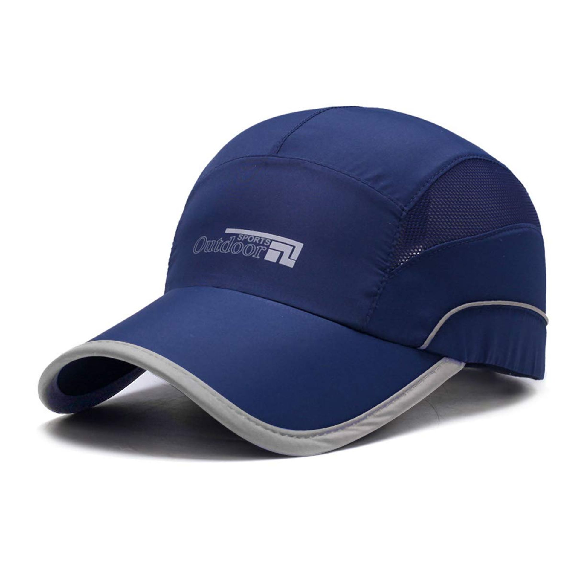 Navy UPF Running Hat for Men & Women - Breathable, Quick-Drying, Adjustable Baseball Cap