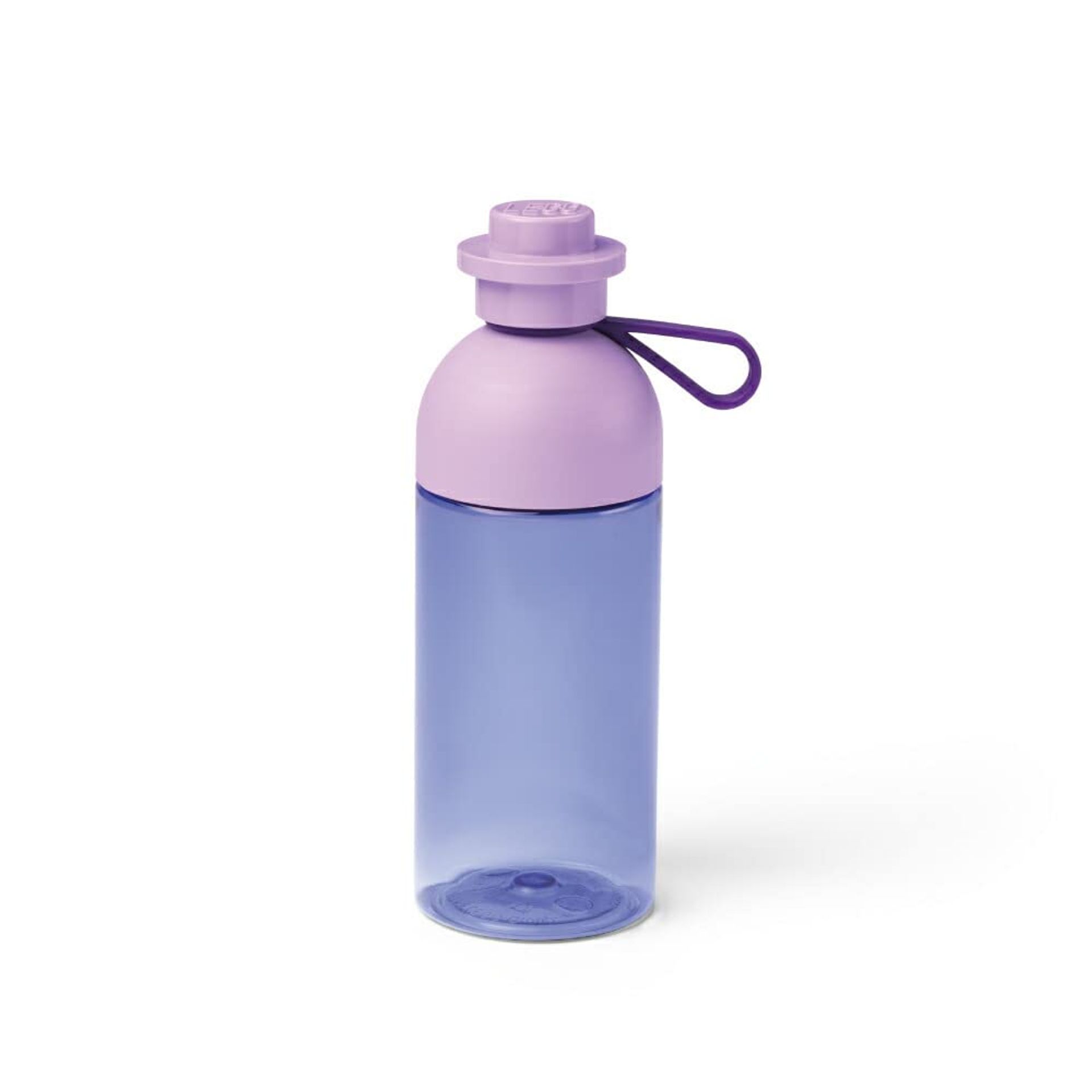 LEGO Hydration Bottle, Kids Drinks Bottle, 500ml Transparent Red, Water Bottle, Drinking Bottle for Toddlers, Dishwasher Safe, Reusable Sports Bottle