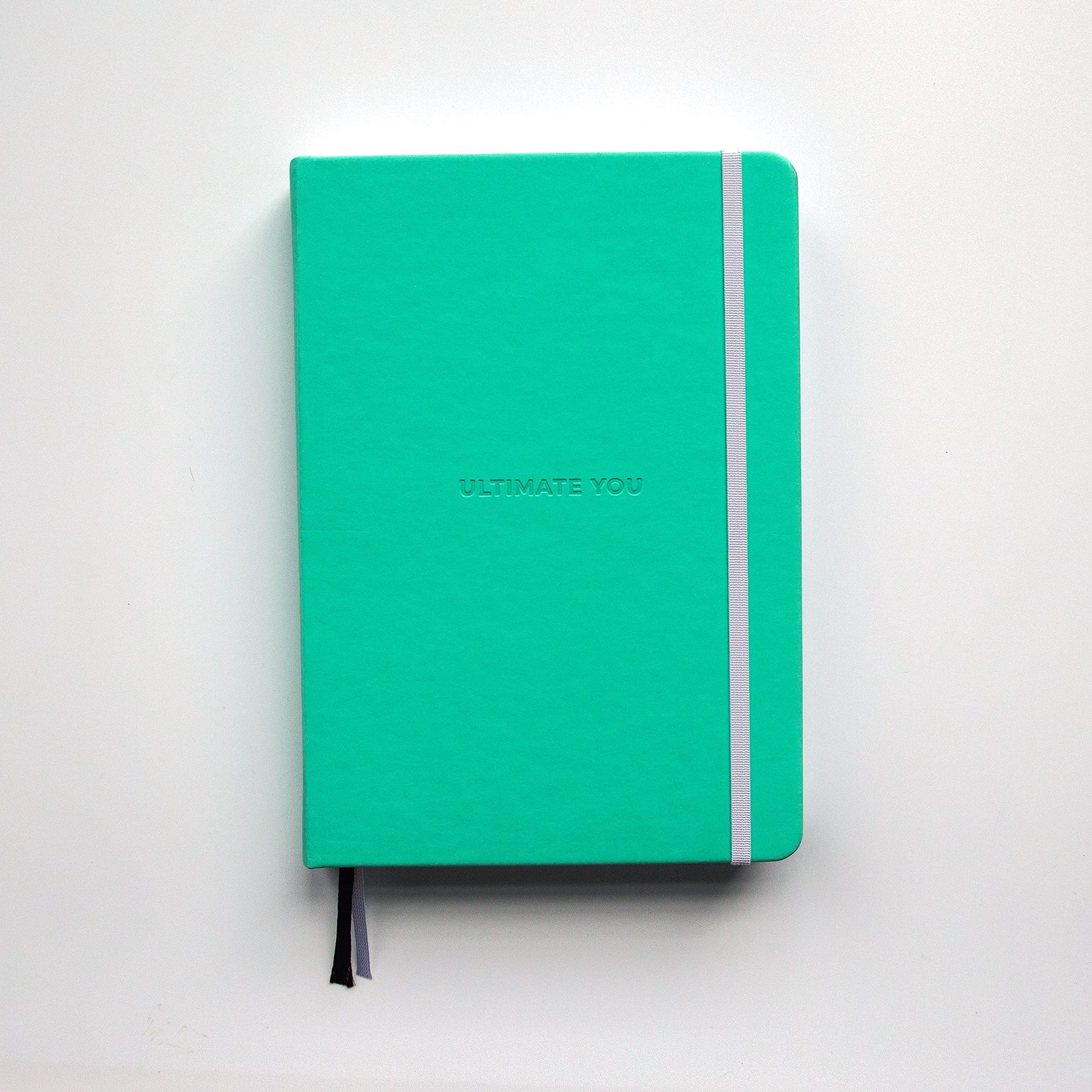 Daily Productivity Planner Undated 6-Month A5 Notebook with Goal & Wellness Tools - Seafoam Green A5