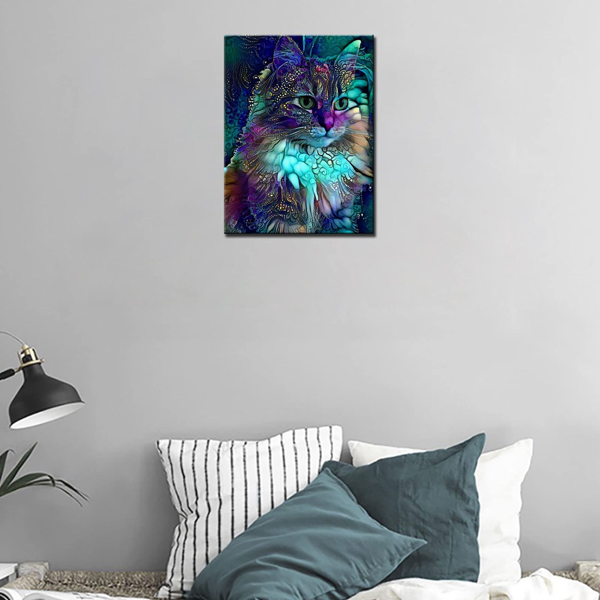 Cat Diamond Painting Kits For Adults, Kids 5D DIY Full Drill Round  display picture 1