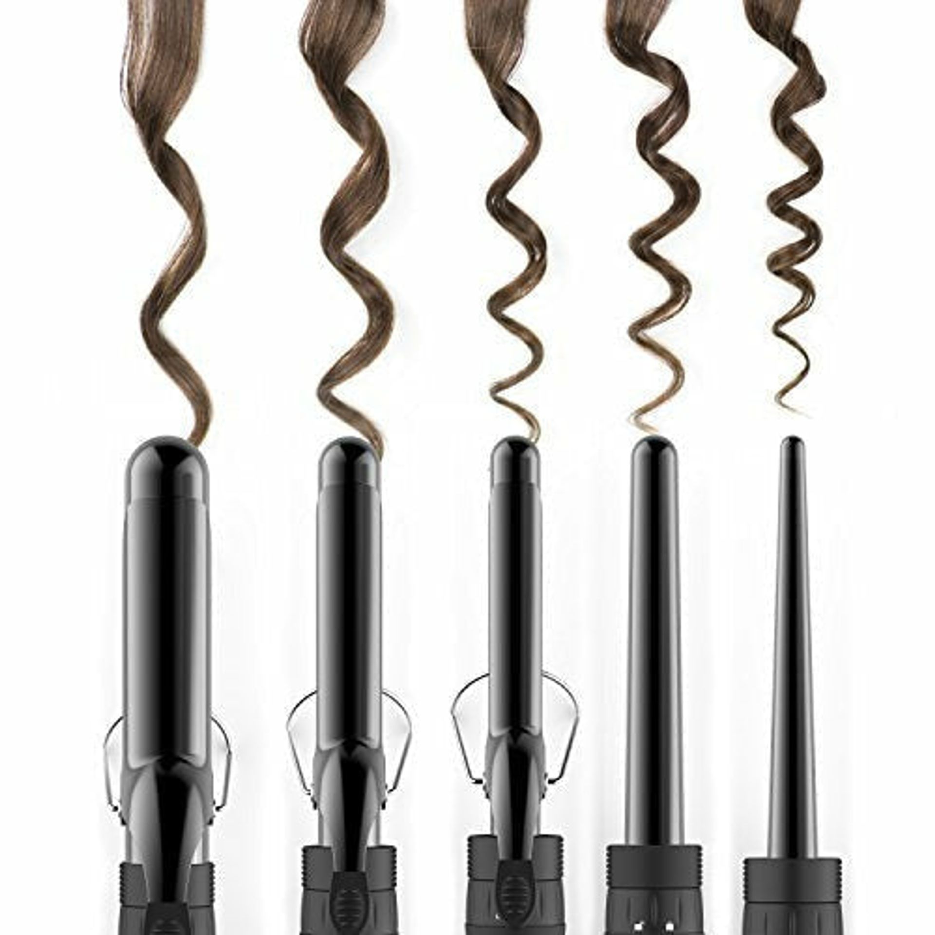 xtava 5-in-1 Professional Curling Iron and Wand Set XTAVA 5 IN 1 CURLING IRON | UNBOXING, DEMO, REVIEW! - YouTube main image 4