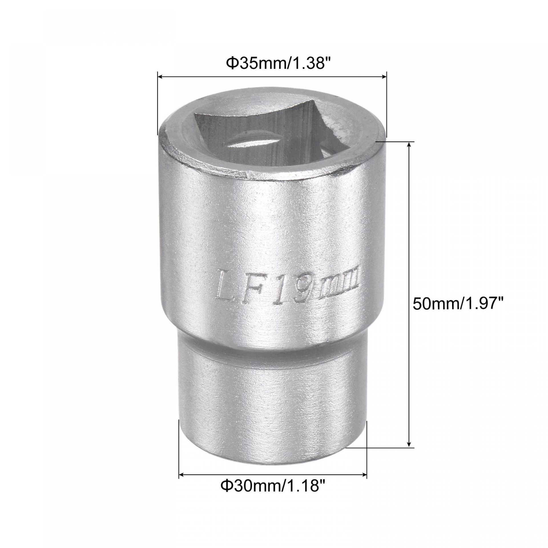 High-Performance 19mm Impact Socket, 3/4 Inch Drive, 12 Point, Sturdy All