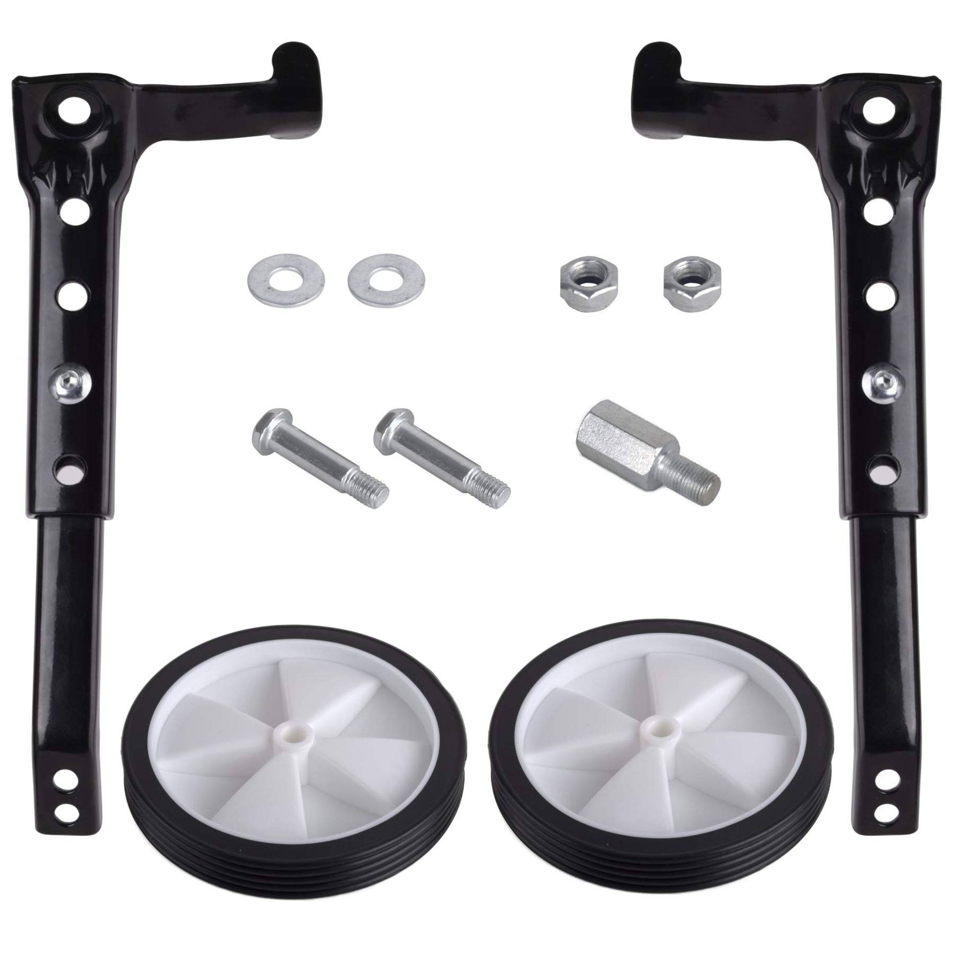 Adjustable Kids Bike Stabilisers for 16-22 Inch Bicycles - Training Wheels for Children, Universal Fit & Durable Support