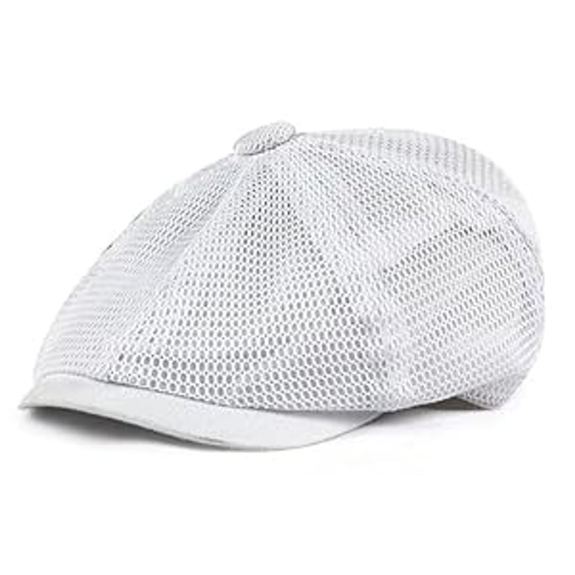 Men's Vintage Newsboy Flat Cap - Adjustable Cotton Gatsby Beret Hat