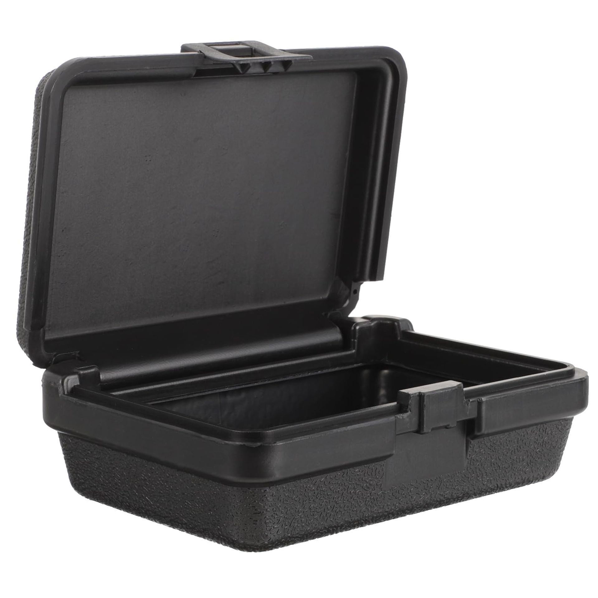 Black Portable Tool Storage Box - Mini Waterproof Case for Precision Instruments & Hardware