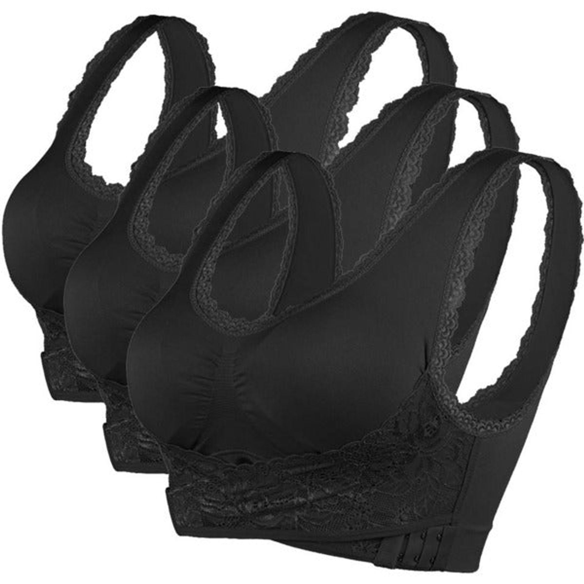 Seamless Cross Front Side Buckle Lace Sports Bras - WF Shopping