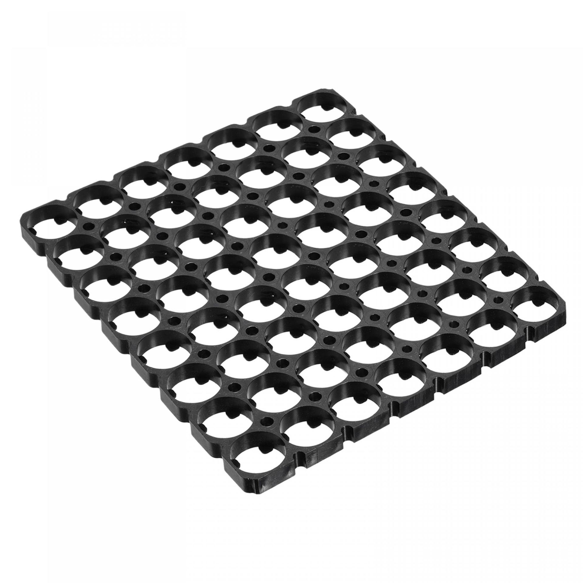 DIY 21700 Battery Holder Bracket 8x7 for Battery Pack - Set of 4, Black