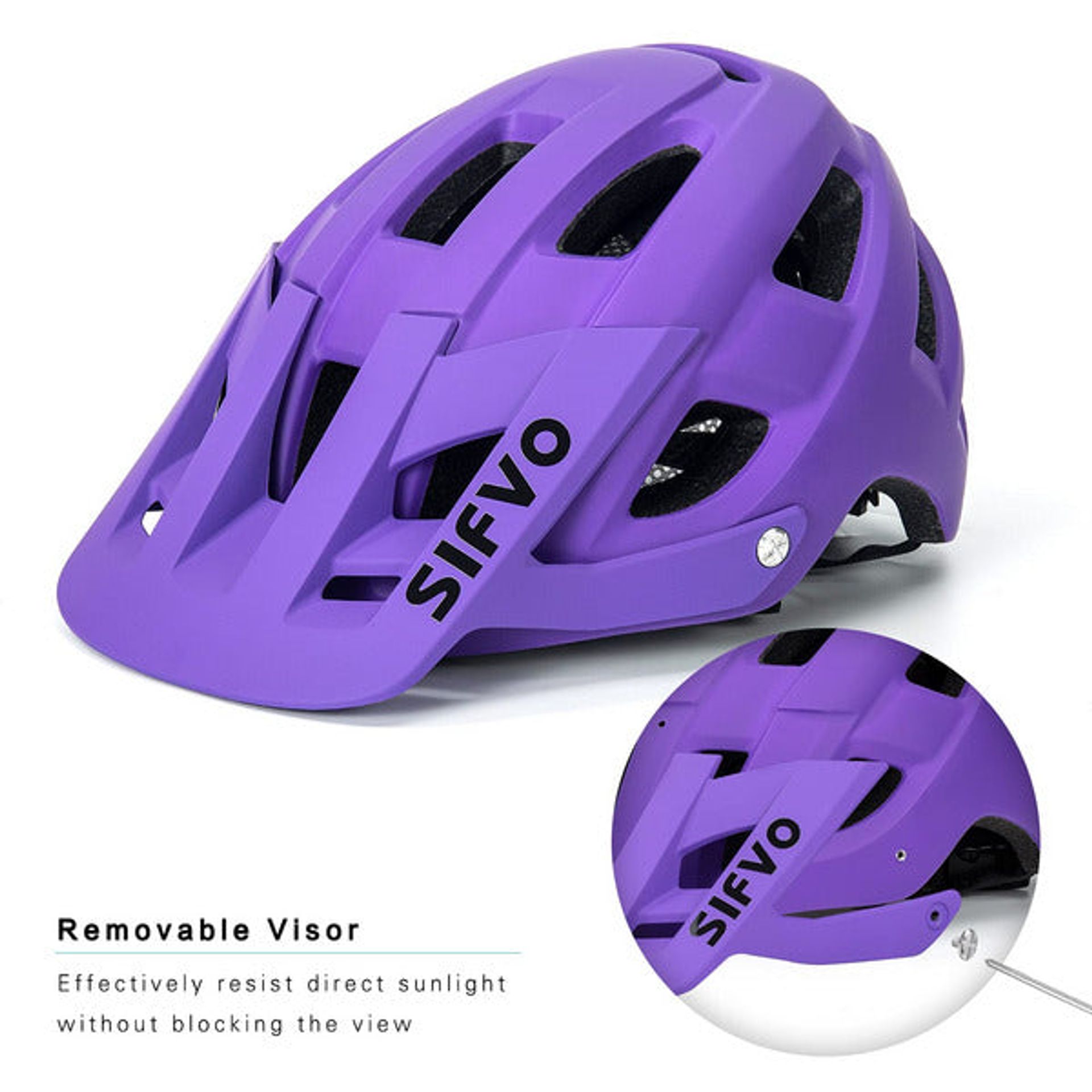 Bike Helmet Men And Women, SIFVO Cycle Helmet Mtb Helmet Bicycle Helmet W