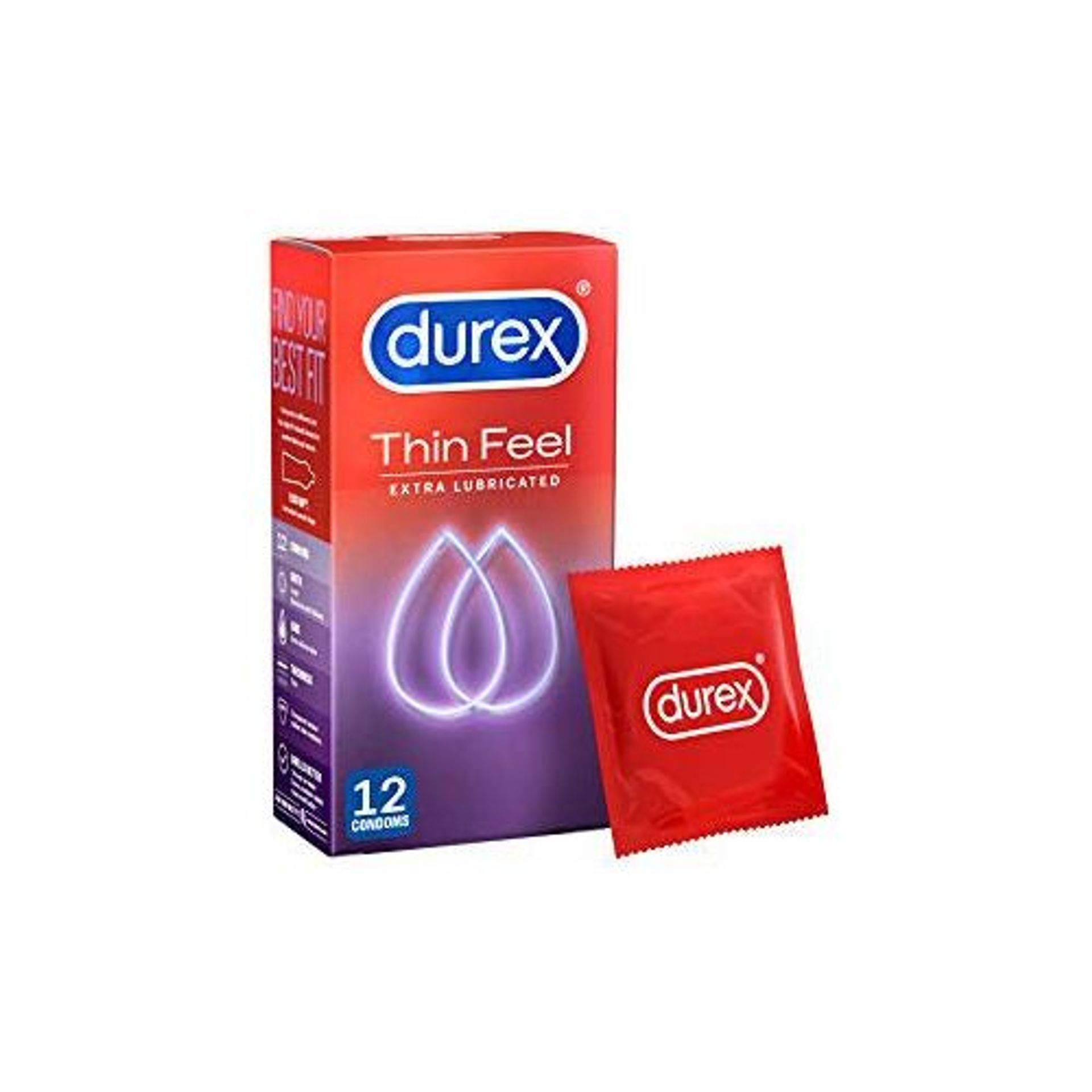Durex Intimate Feel Condoms, 12 Each