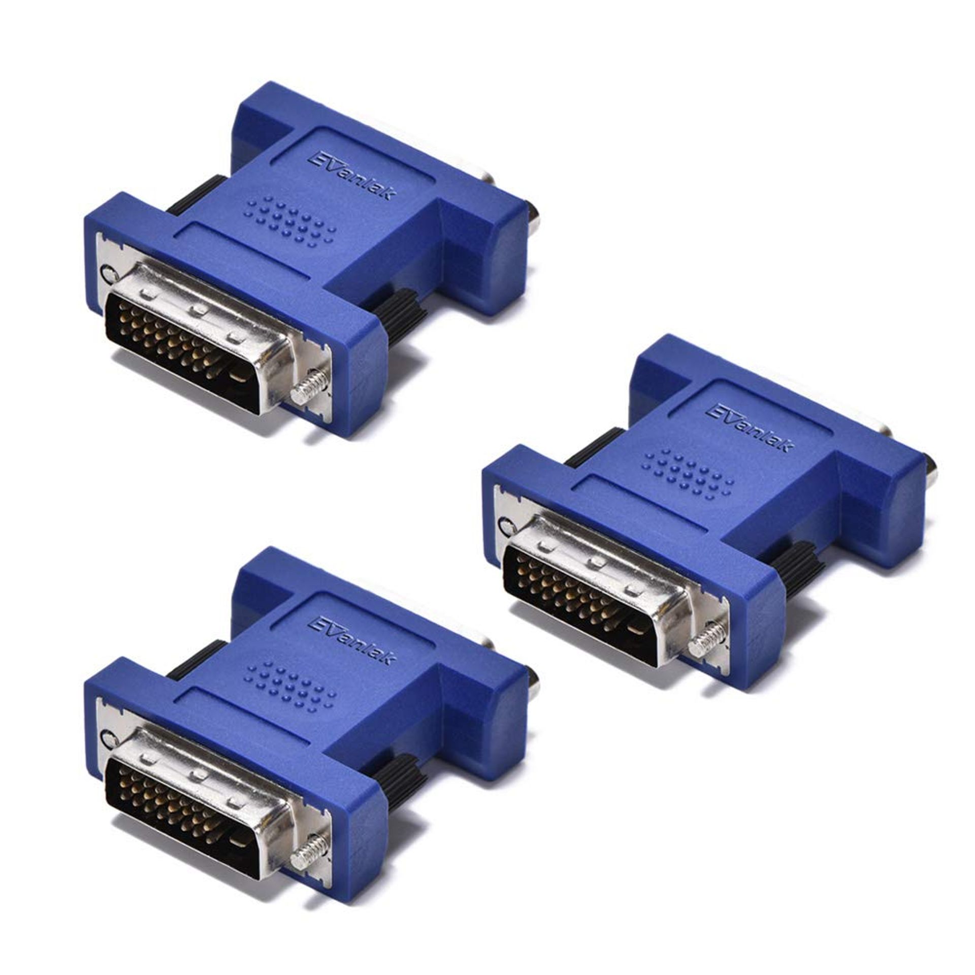 DVI EDID Emulator Passthrough Adapter Prevents Display Reset with KVM Switches, Splitters & Extenders - DVI EDID 3P