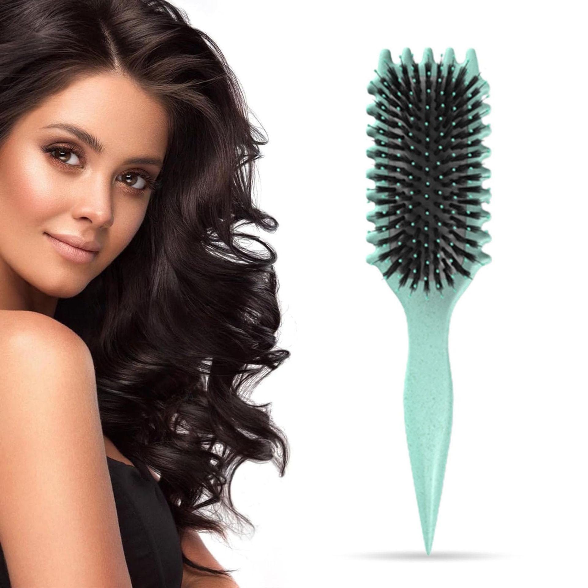 Nezababy Curl Defining Brush for Curly Hair - Detangle & Shape Curls, One Size