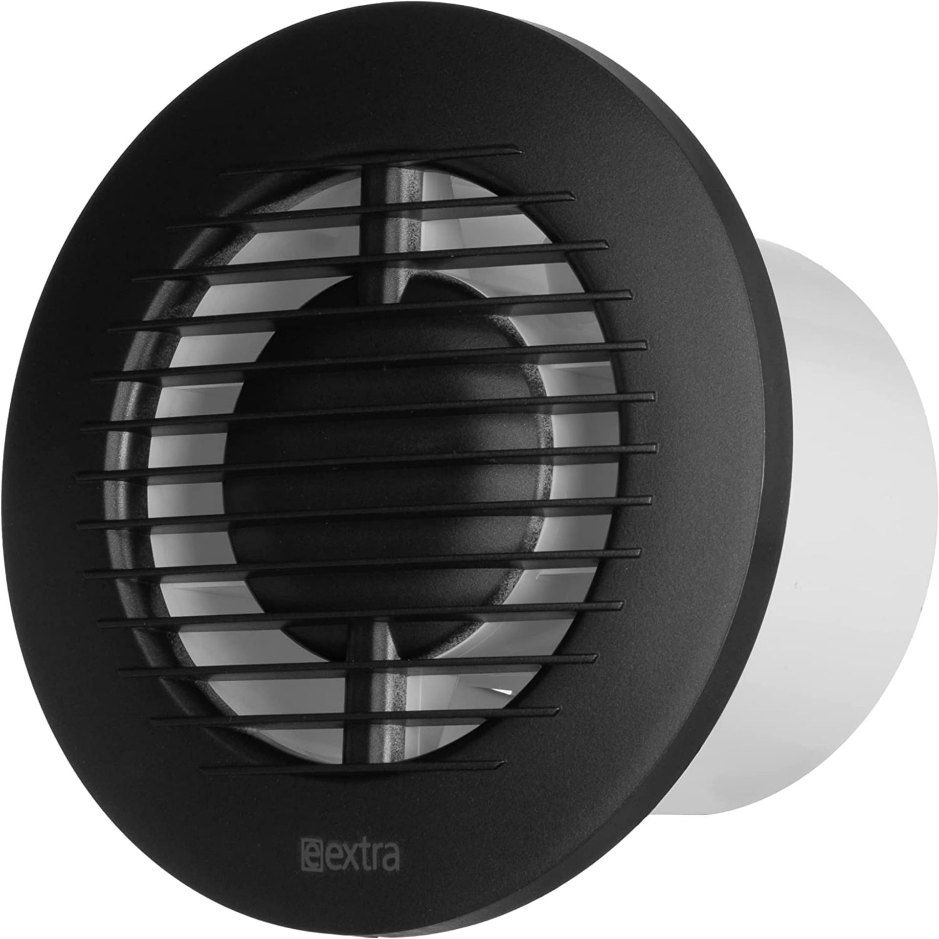 Extractor Fan Bathroom Kitchen Toilet Silent Ventilation Ball Bearing Motor - Anthracite Ø 100mm / 4''