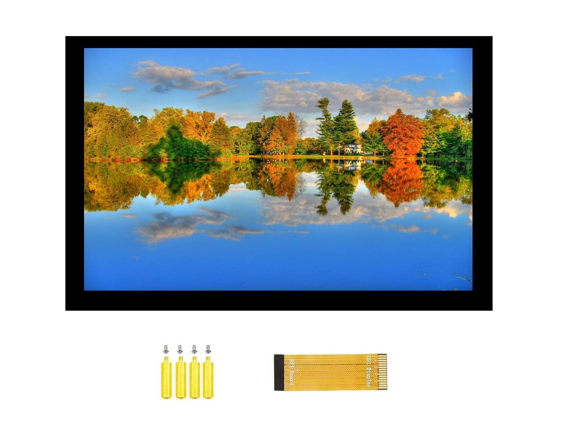 5-Inch Capacitive Touch Display 800×480 TFT LCD for Raspberry Pi 4B/3B+ DSI Interface - Black 5inch DSI LCD Display