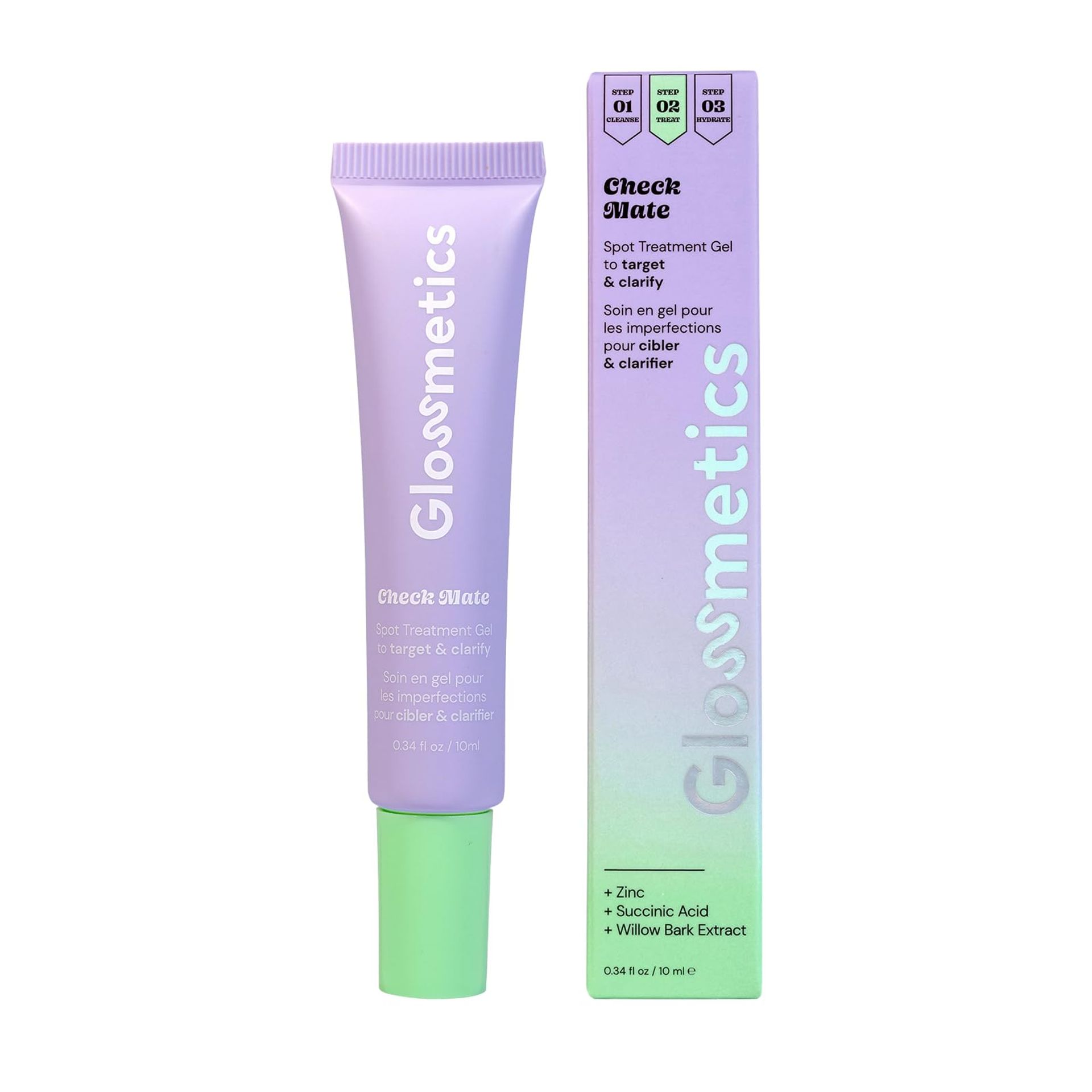 Spot Clearing Gel with Tea Tree & Tangerine - Glossmetics Check Mate 10ml - Valentines