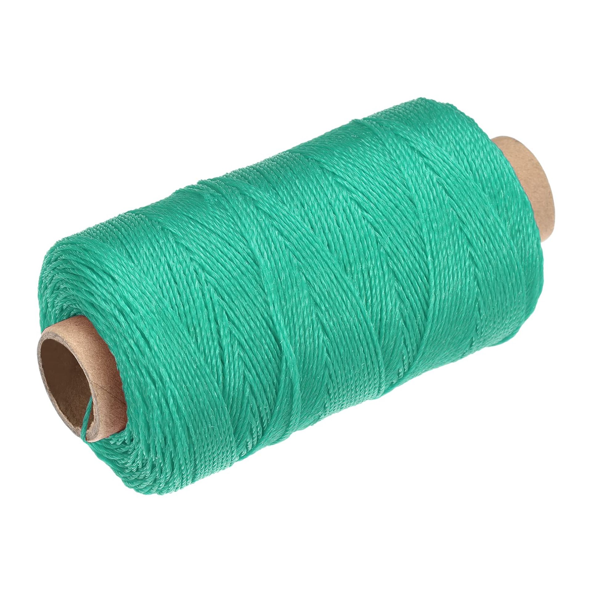 sourcing map Twisted Mason Line Nylon Twine String Cord Green 100M/109 Yard 1MM Dia for Netting, Landscaping, Home Improvement, DIY Projects, Crafting, Masonry, Gardening