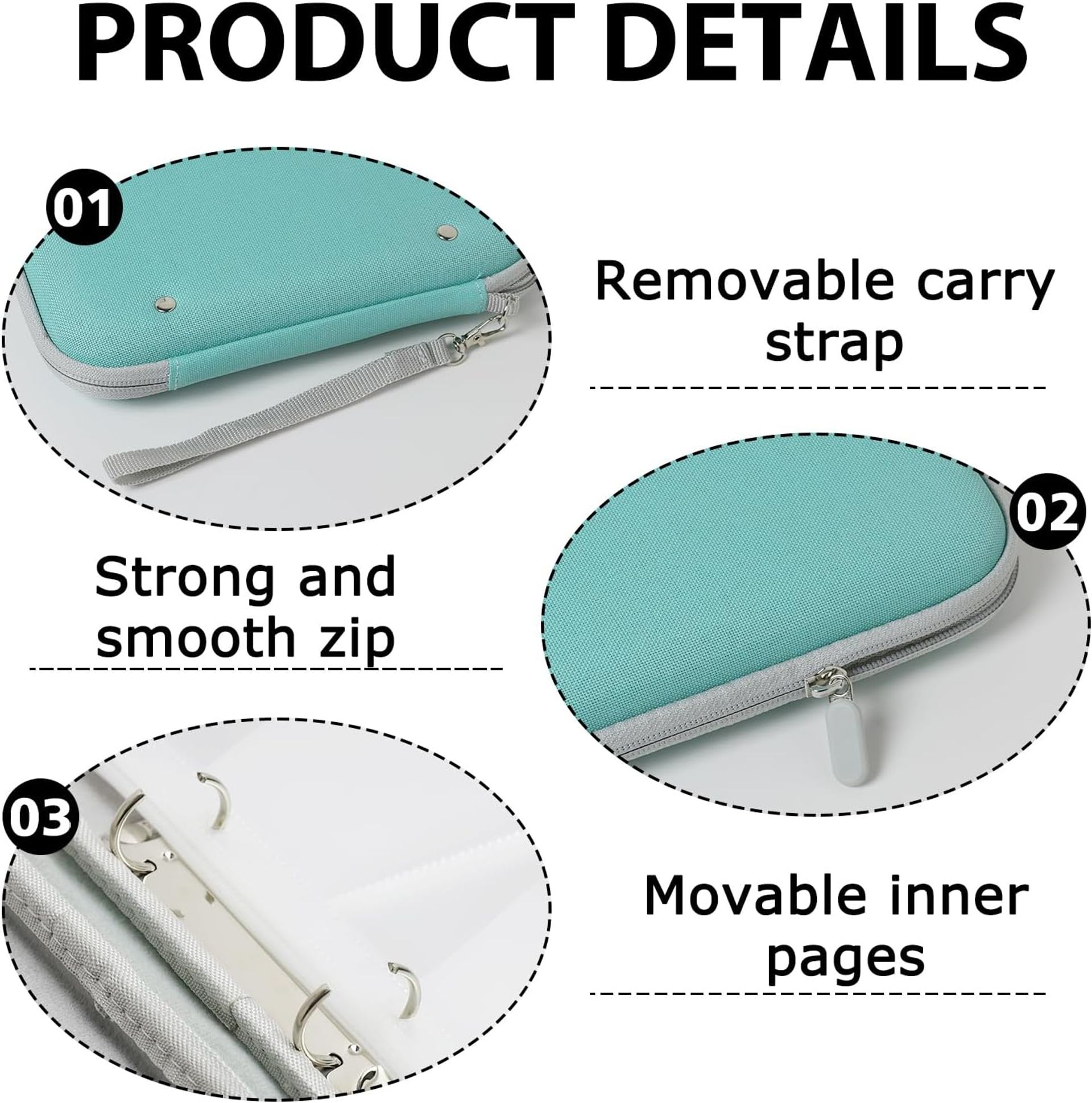 Portable Yoto Card Holder Case - Holds 80 Cards, Soft PU Leather, Travel-