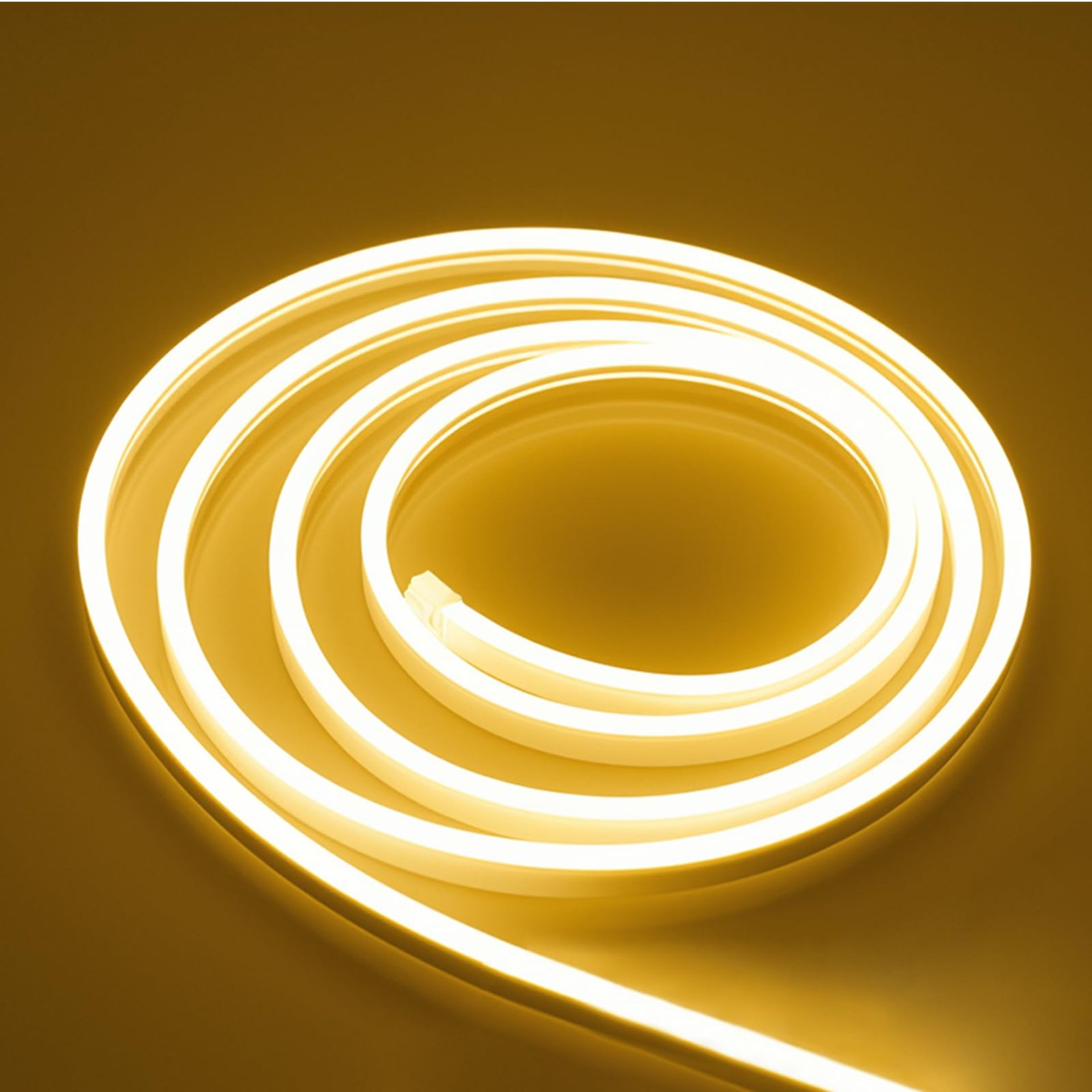 LED Strip Light 24V 10m Dimmable 3000K Neon Flexible Rope Lighting for Indoor & Outdoor Décor - Warm White