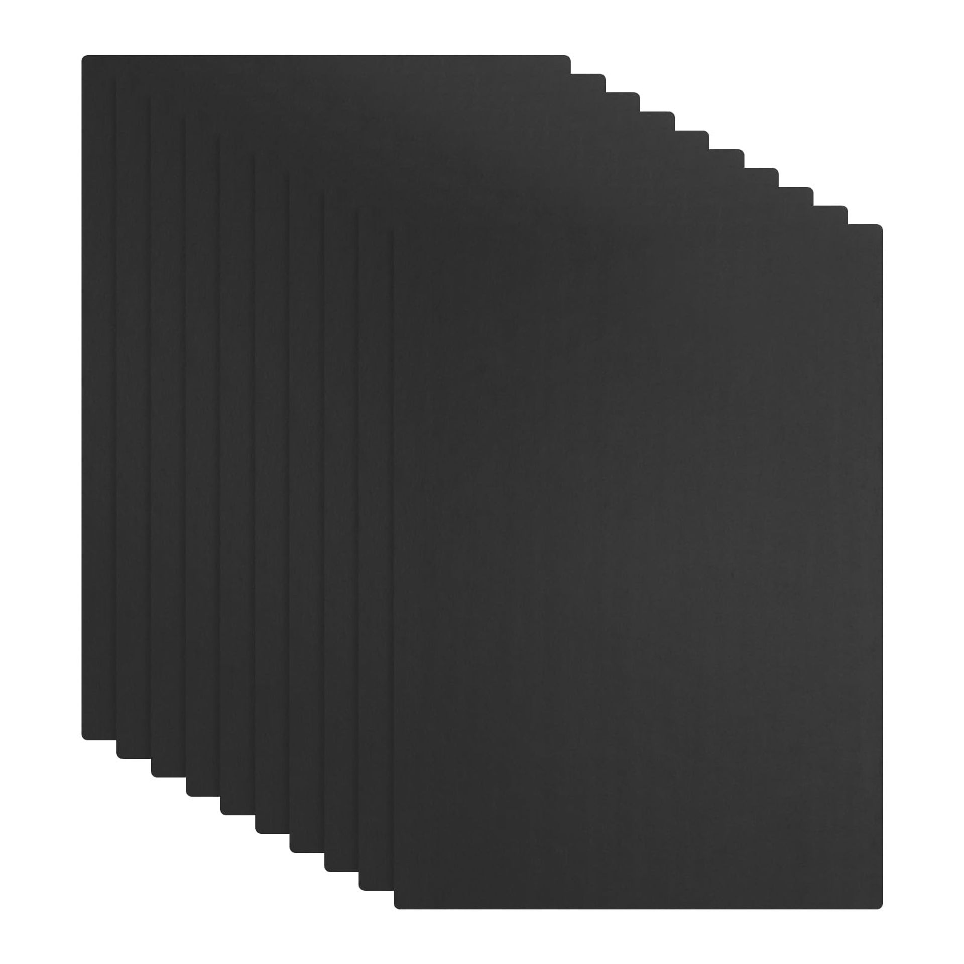 10 Pack Black Foam Boards 457 x 610mm, 5mm Thick Poster Presentation Boards for Crafts, Displays & School Projects