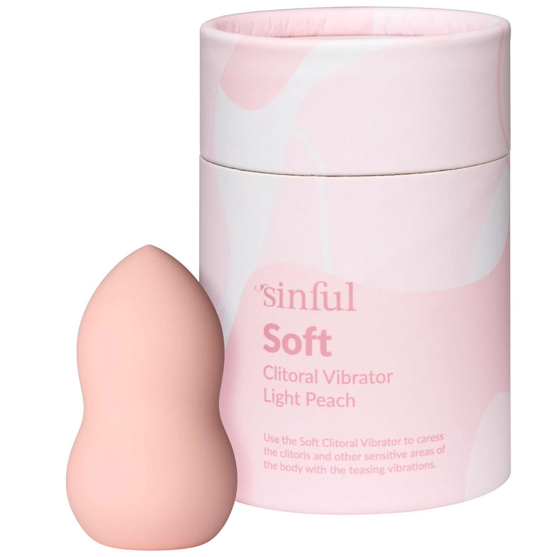 Clitoral Vibrator 9 Vibration Patterns Soft Silicone Discreet Stimulator for Women - Orange