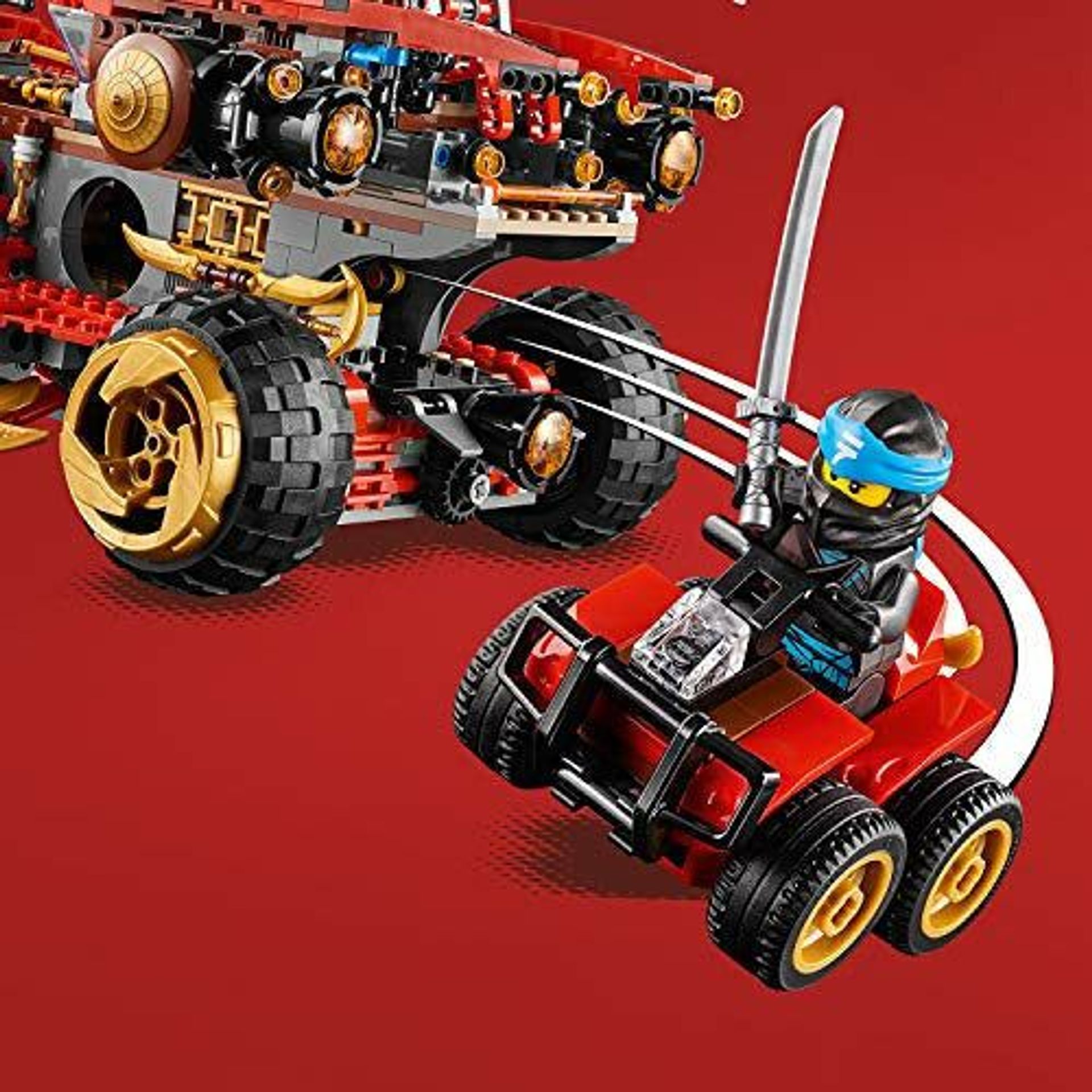 LEGO 70677 NINJAGO Land Bounty Vehicle, Action-Packed Set With