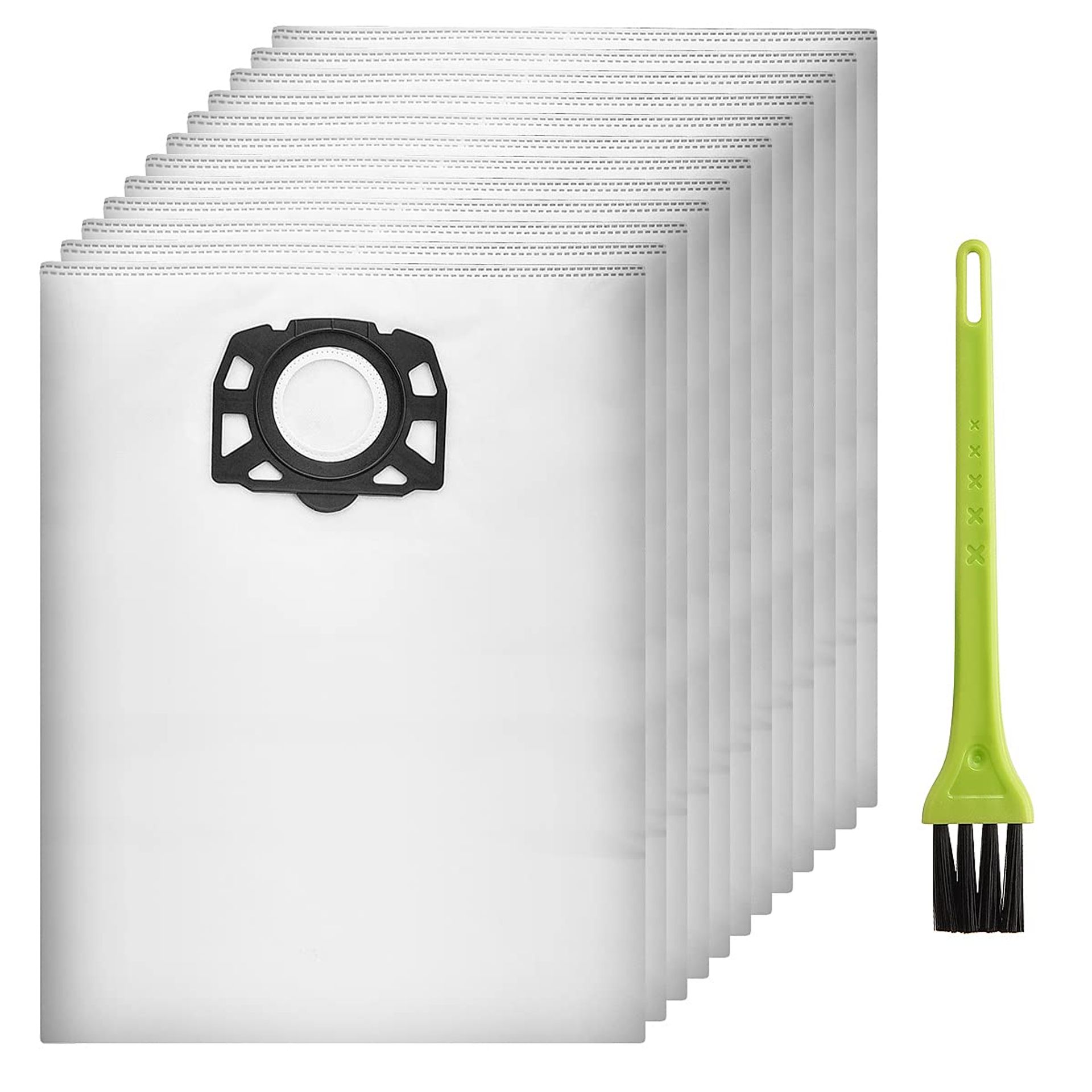 Vacuum Cleaner Dust Filter Bags Compatible with Kärcher WD4 WD5 WD6 MV4 MV5 MV6 - 12 Pcs Dust Bag