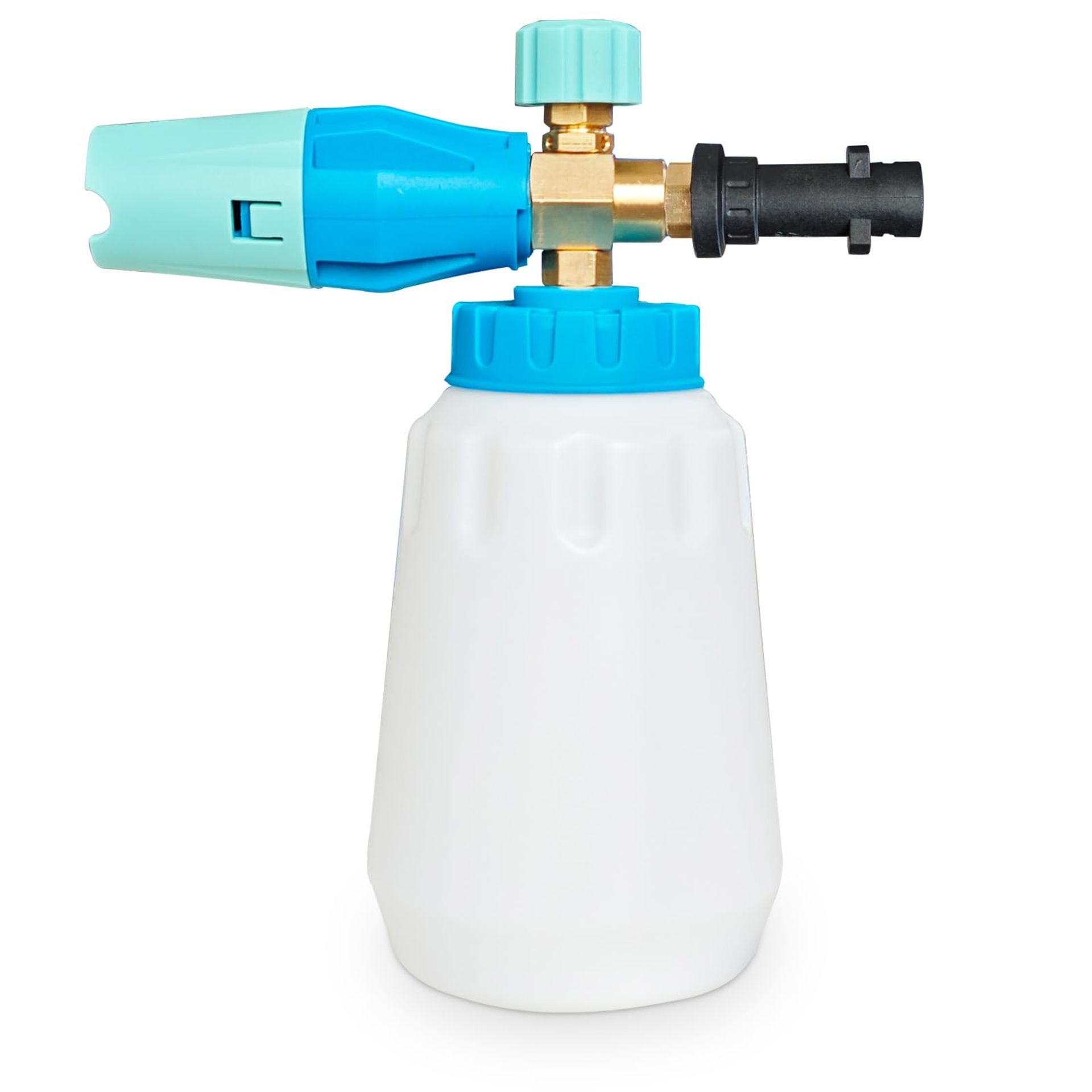 Snow Foam Lance 1L Adjustable Foam Cannon for Karcher K2–K7 Pressure Washers - Blue NA-KC-PML