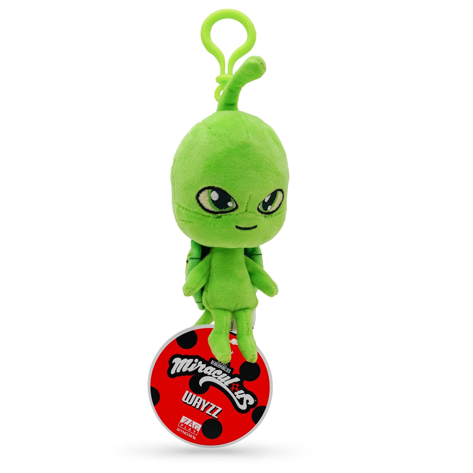 Kwami Lifesize Wayzz 5-Inch Turtle Plush Toy – Super Soft, Collectible with Glitter Stitch Eyes & Clip-on Keychain