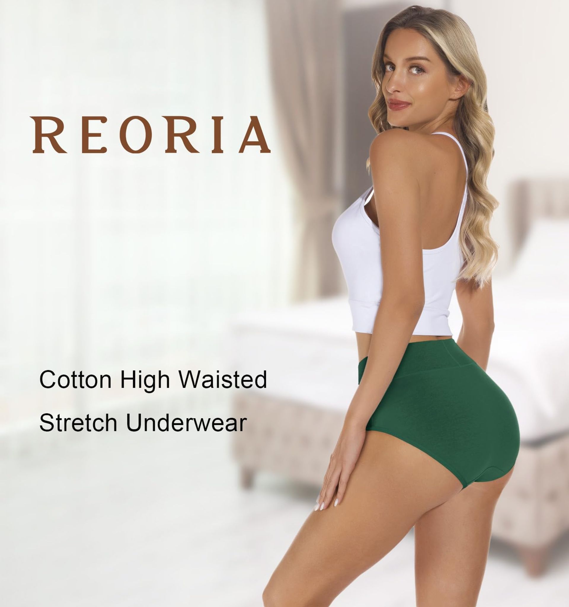 Plus Size Underwear Women, Menstrual Panties High Waisted Briefs Lace - View #4