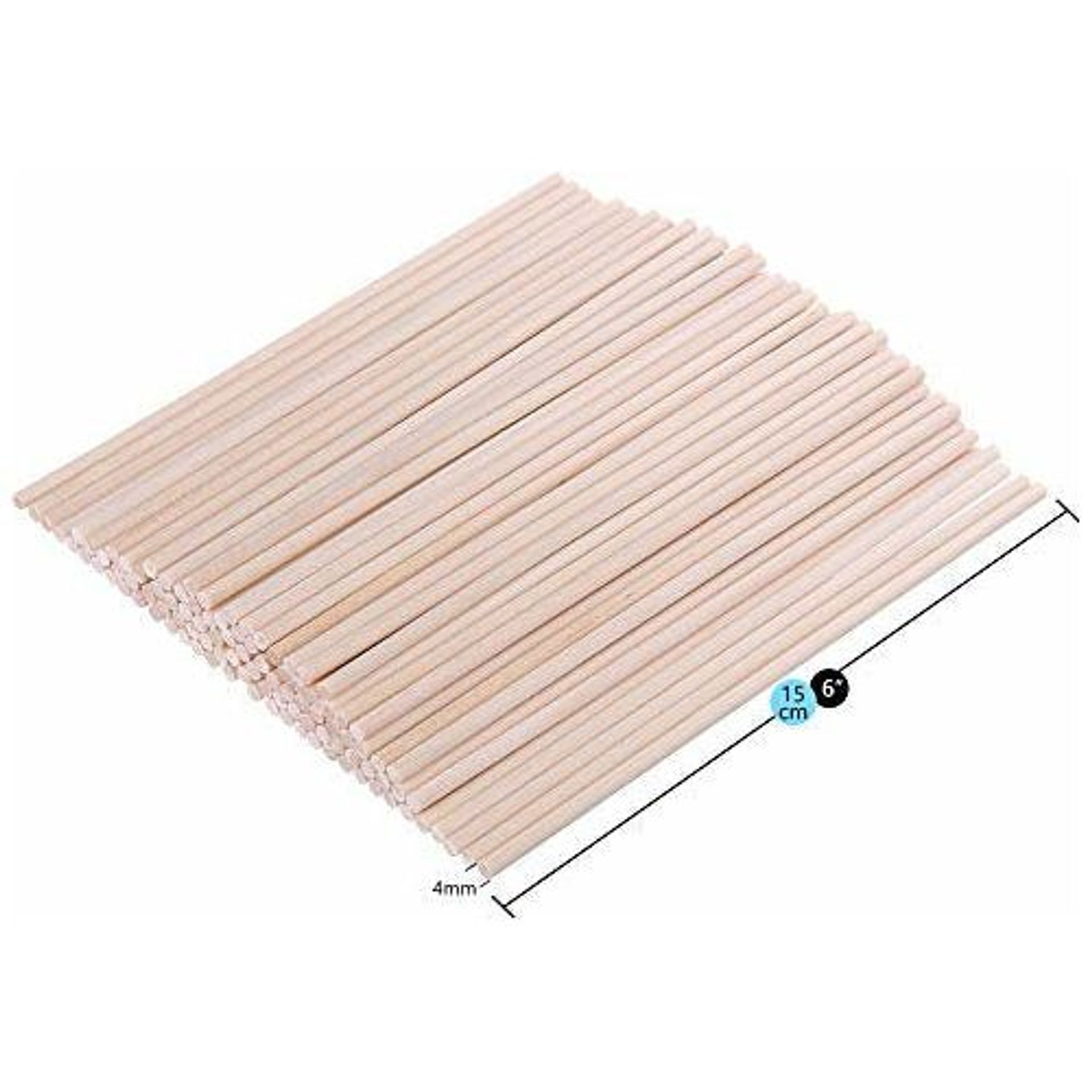 CIMAXIC Square Dowel Rods 100pcs Wood Material Wooden Craft DIY Material Craft - View #9