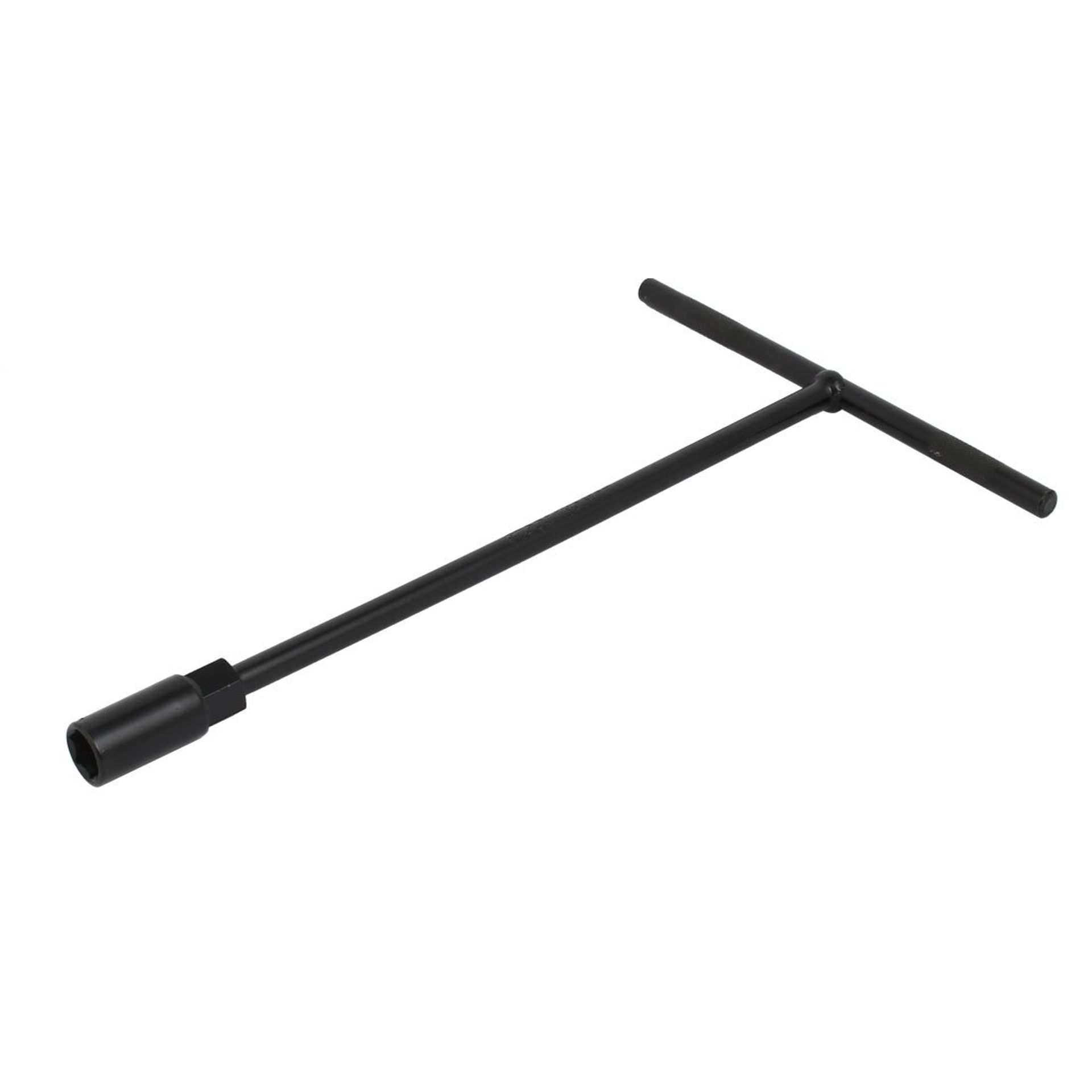 sourcing map Metric 13mm T Bar Metal Hex Socket Wrench Deep Nut Driver Black
