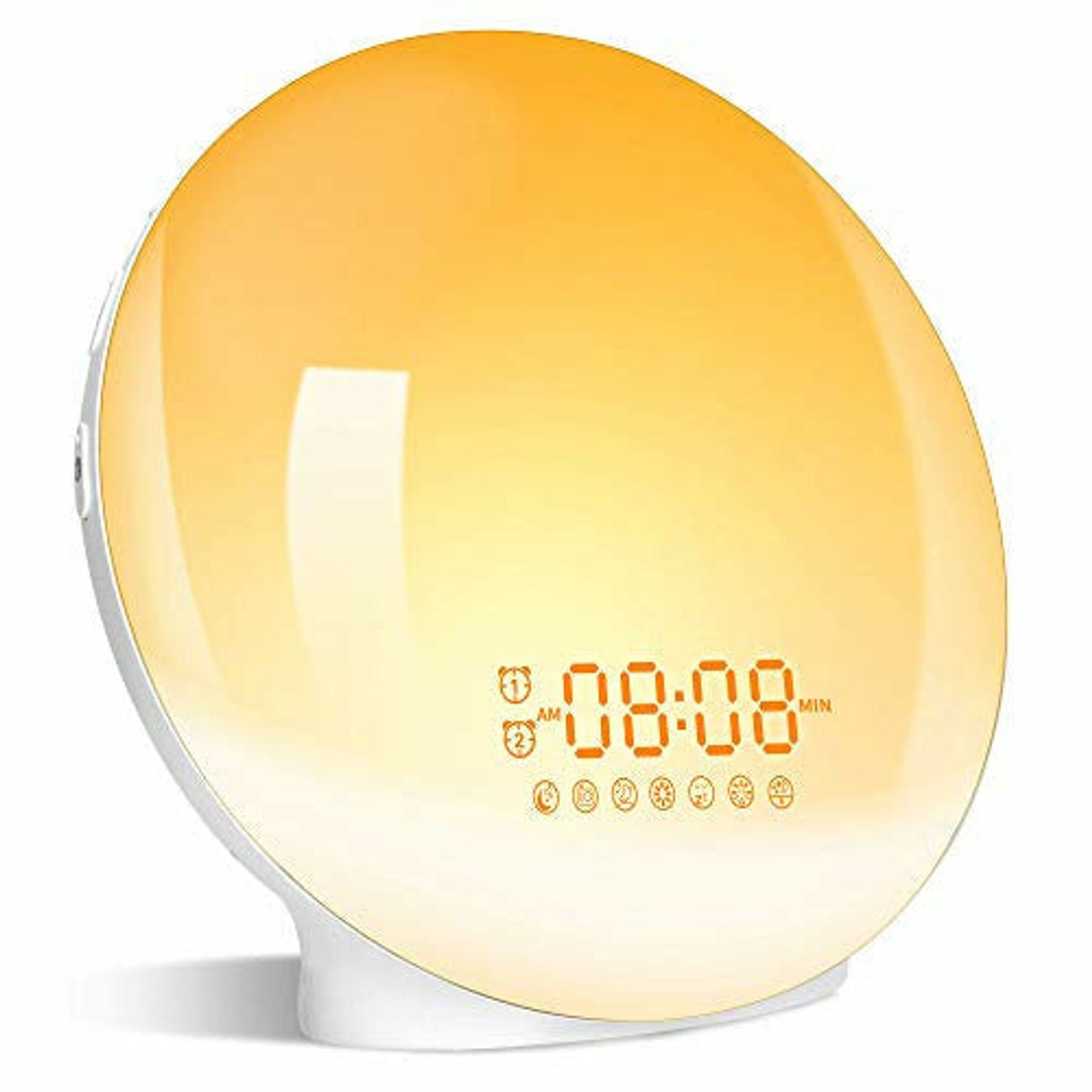 Wake Up Light Sunrise Alarm Clock With Sunset Simulation Bedside Night La