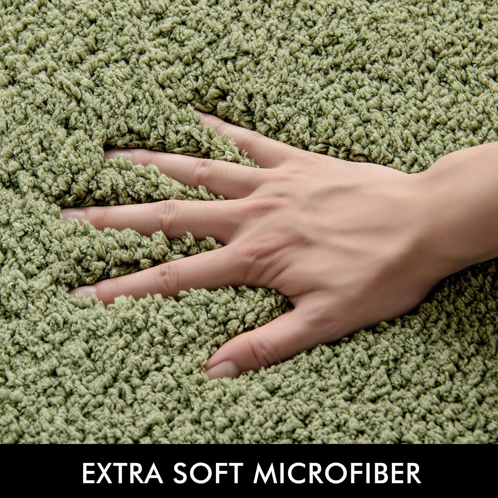 Non-Slip Absorbent Bath Mat, Extra Soft Microfibre Rug For Bathroom, Bedr