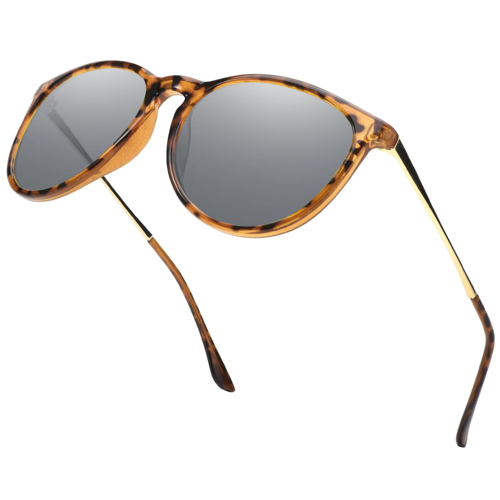 Polarised Night Vision Glasses for Women - Anti-Glare Grey Lenses for Driving