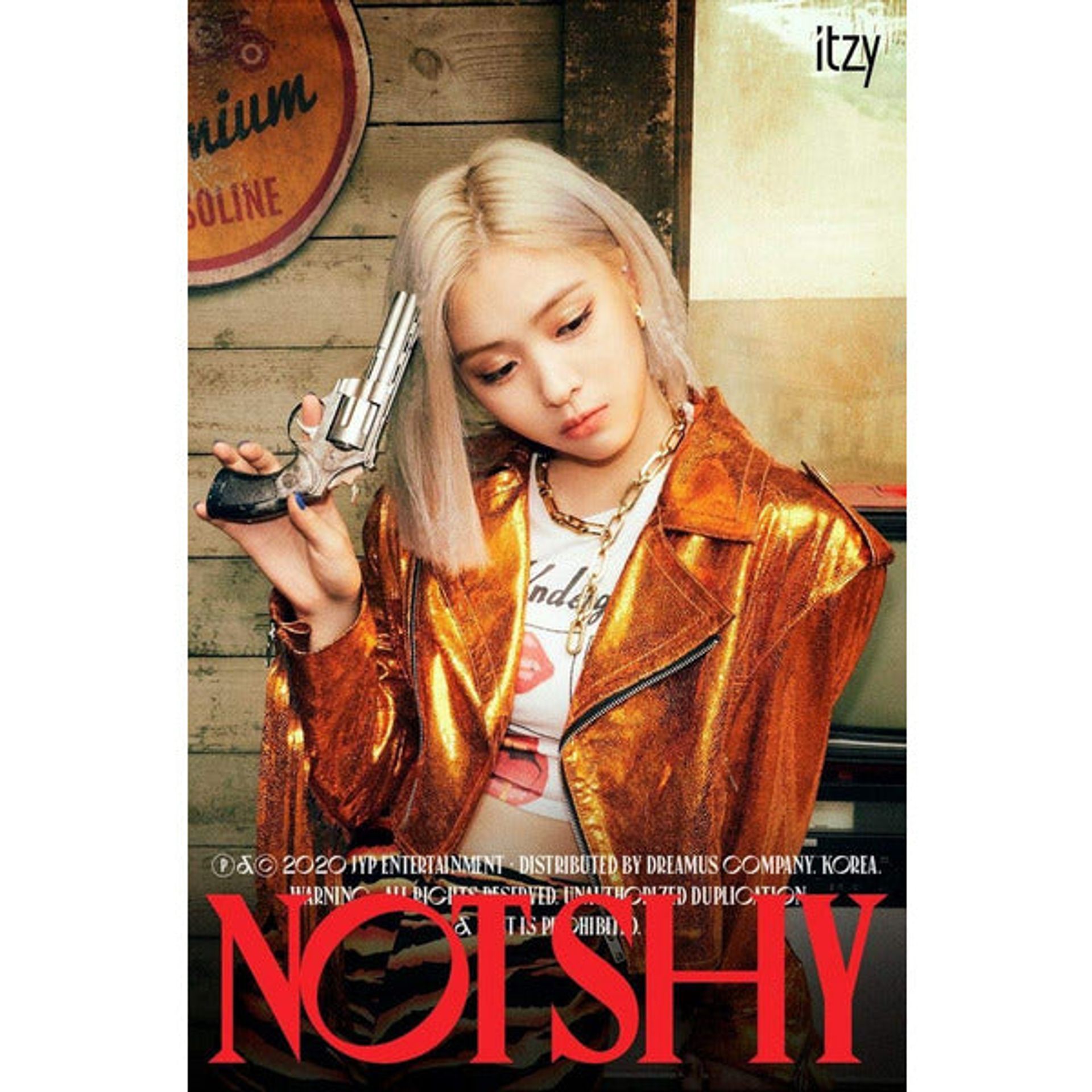 ITZY 'Not Shy' 3rd Mini Album B Version CD+72p PhotoBook+2p