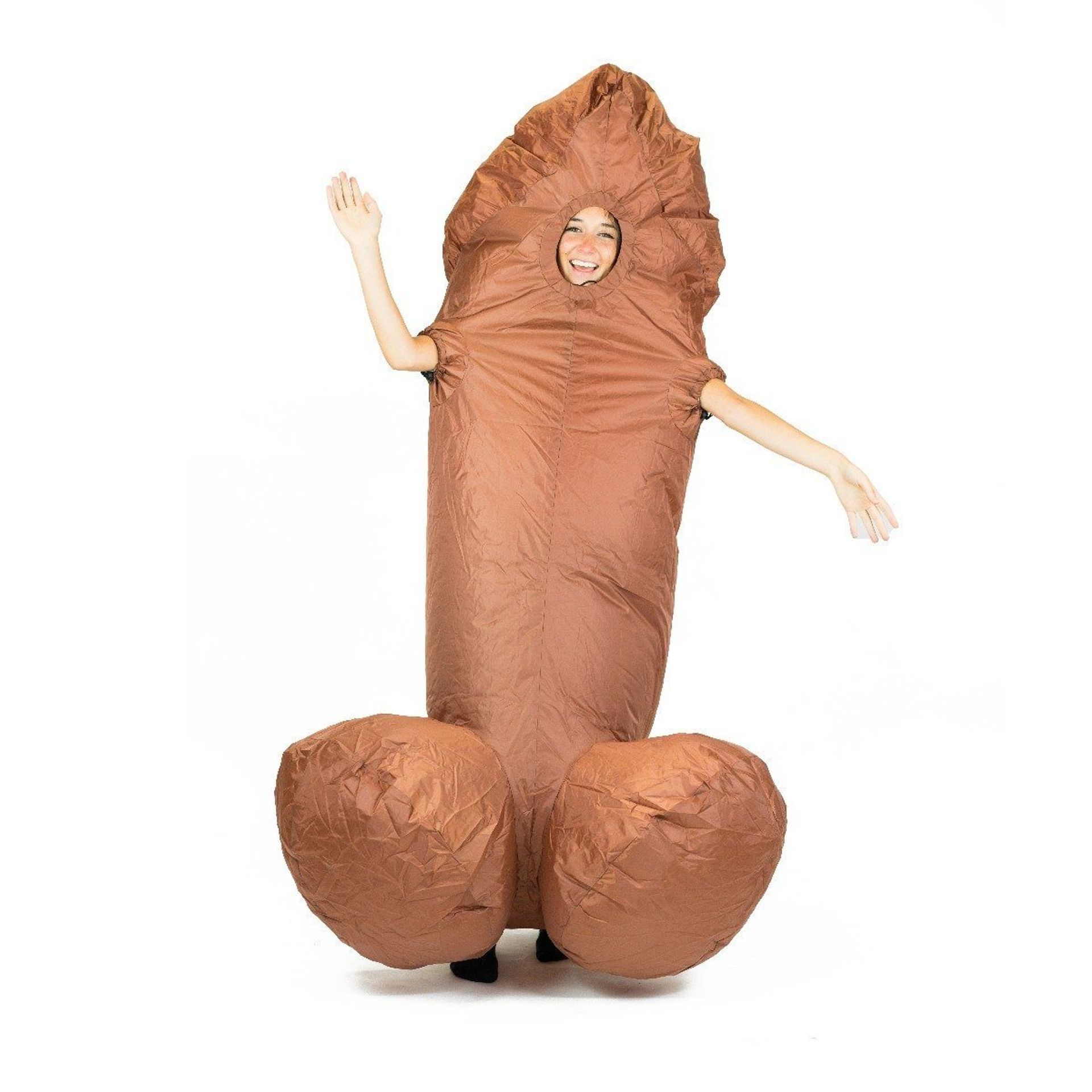 Bodysocks Black Inflatable Willy Costume