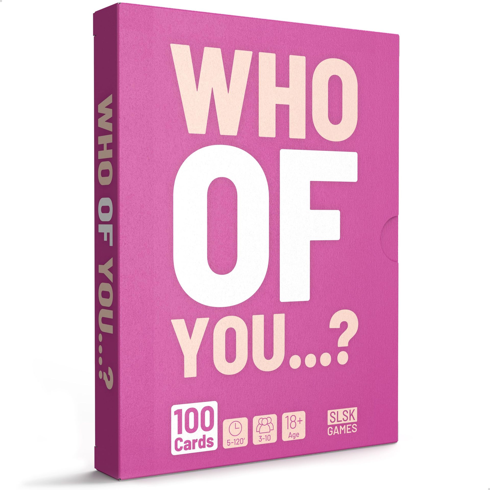 Who of You...? Adult Party Drinking Card Game with 100 Fun Question Cards - Hilarious Game Night Entertainment from 18+