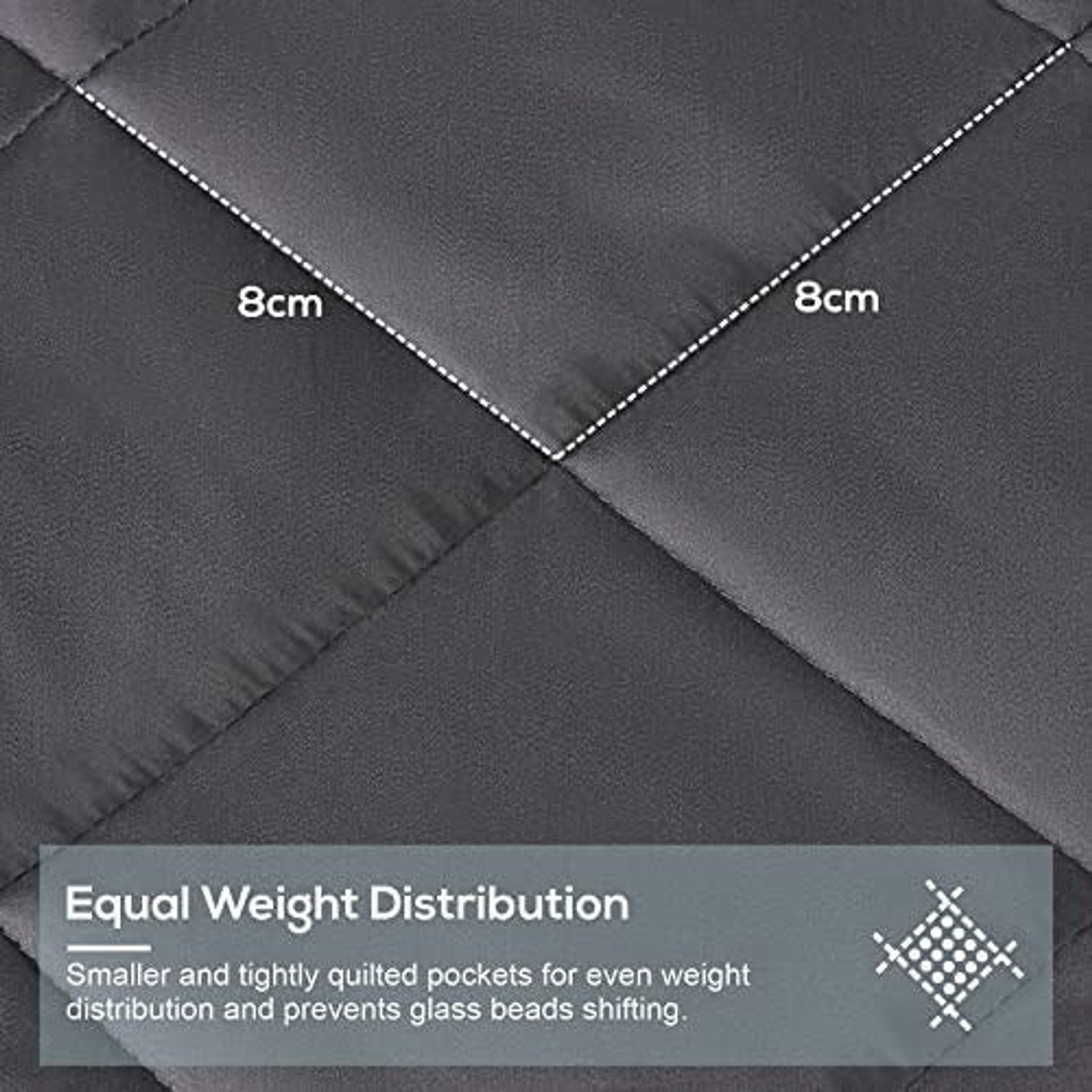 Giantex Bamboo Weighted Blanket, 48" X 72", 15lbs - Cooling Heavy Blanket With Bamboo Cover & Glass Beads 4 thumbnail image