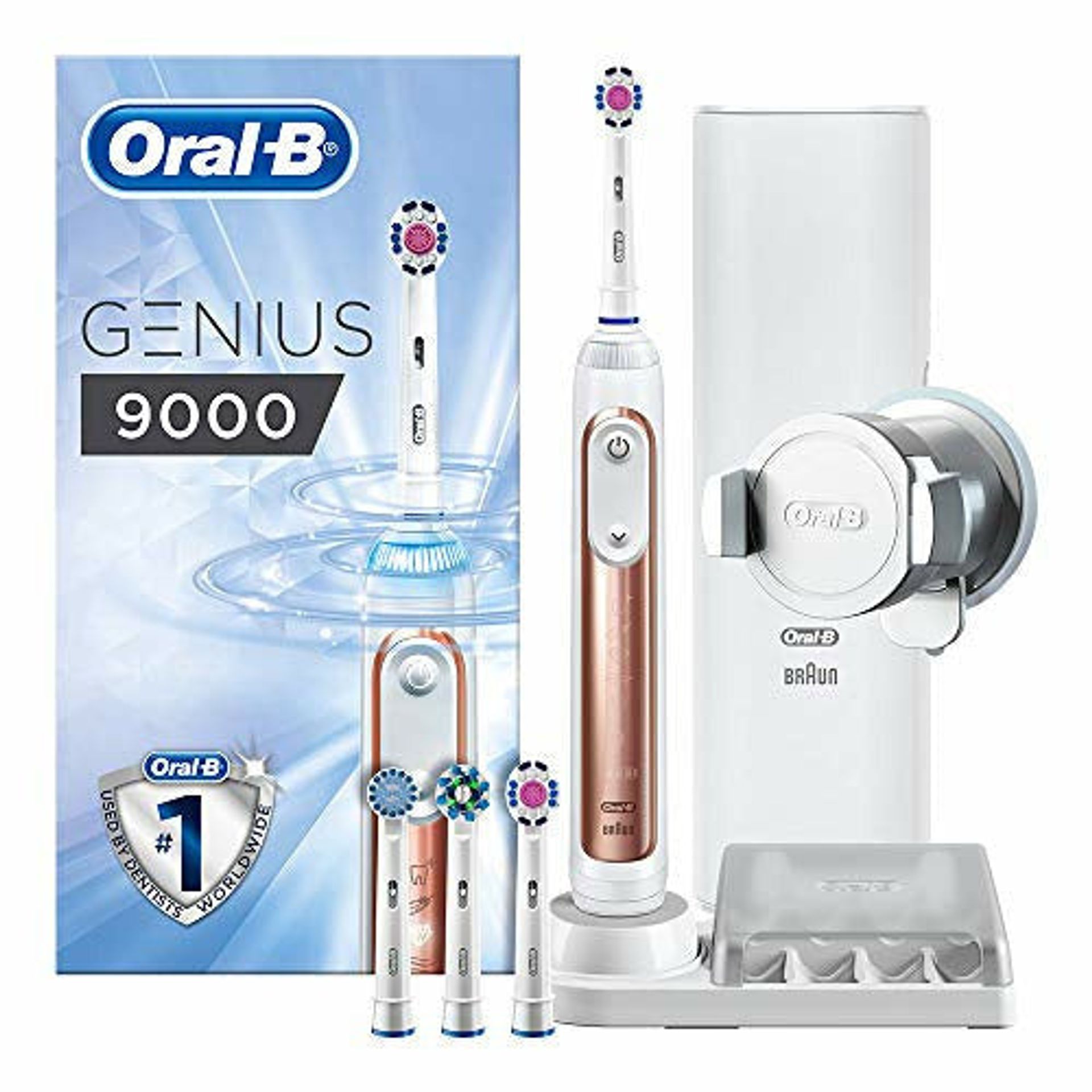 BRAUN Oral-B Genius 9000A 本体 Oral-B Genius 9000 3D White Electric Toothbrush Powered By Braun
