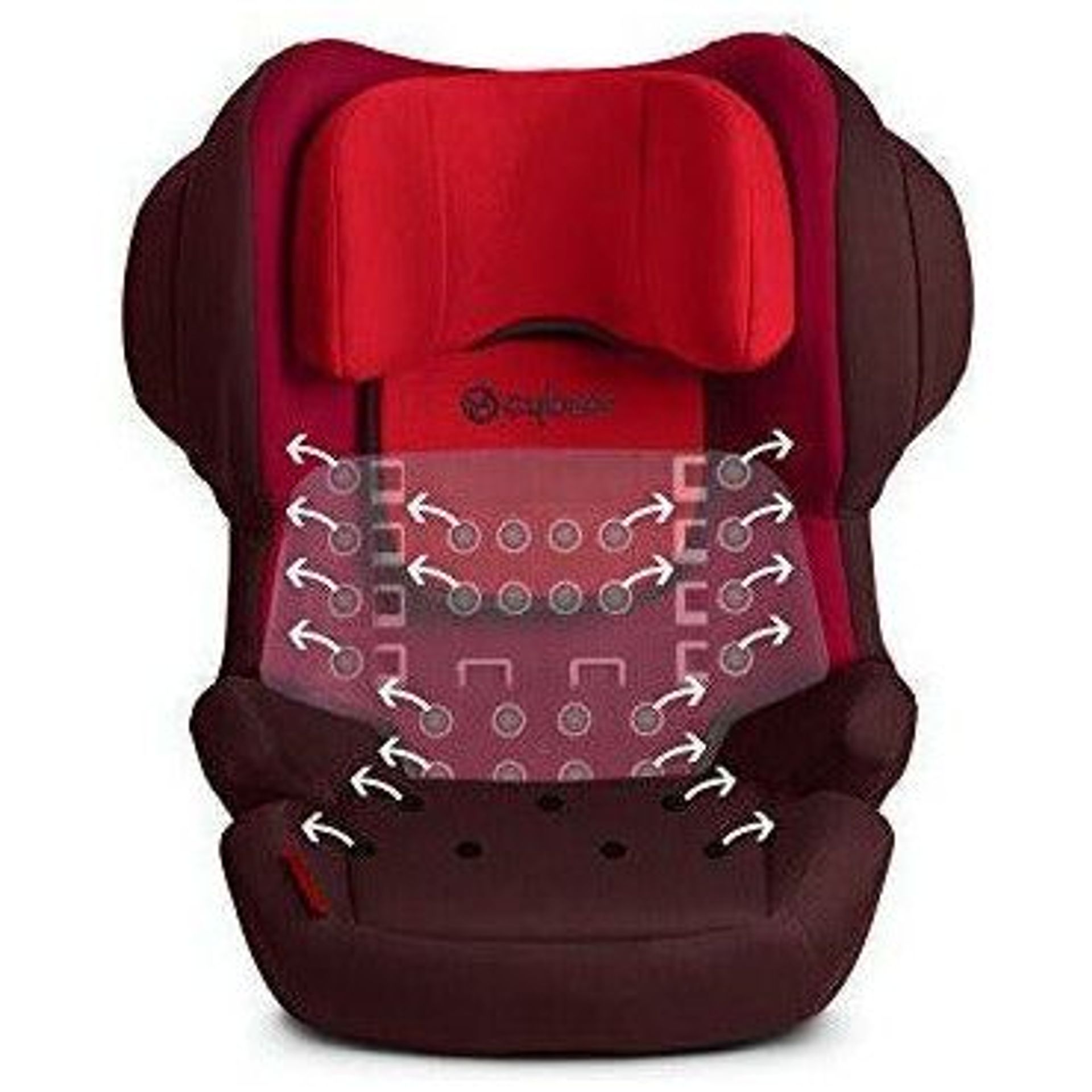 Cybex Silver Juno 2-Fix 517000957 Car Seat, Group 1, With Isofix