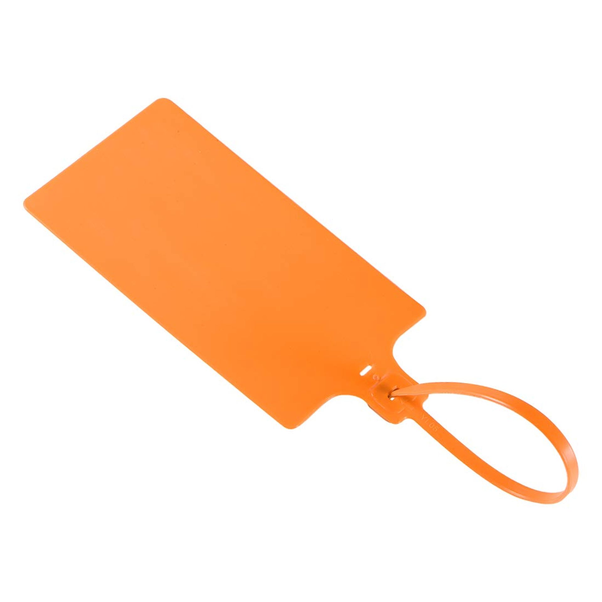 Plastic Security Zip Ties Anti-Tamper Seals 255mm for Containers, Luggage and Storage Units - Orange 255mm