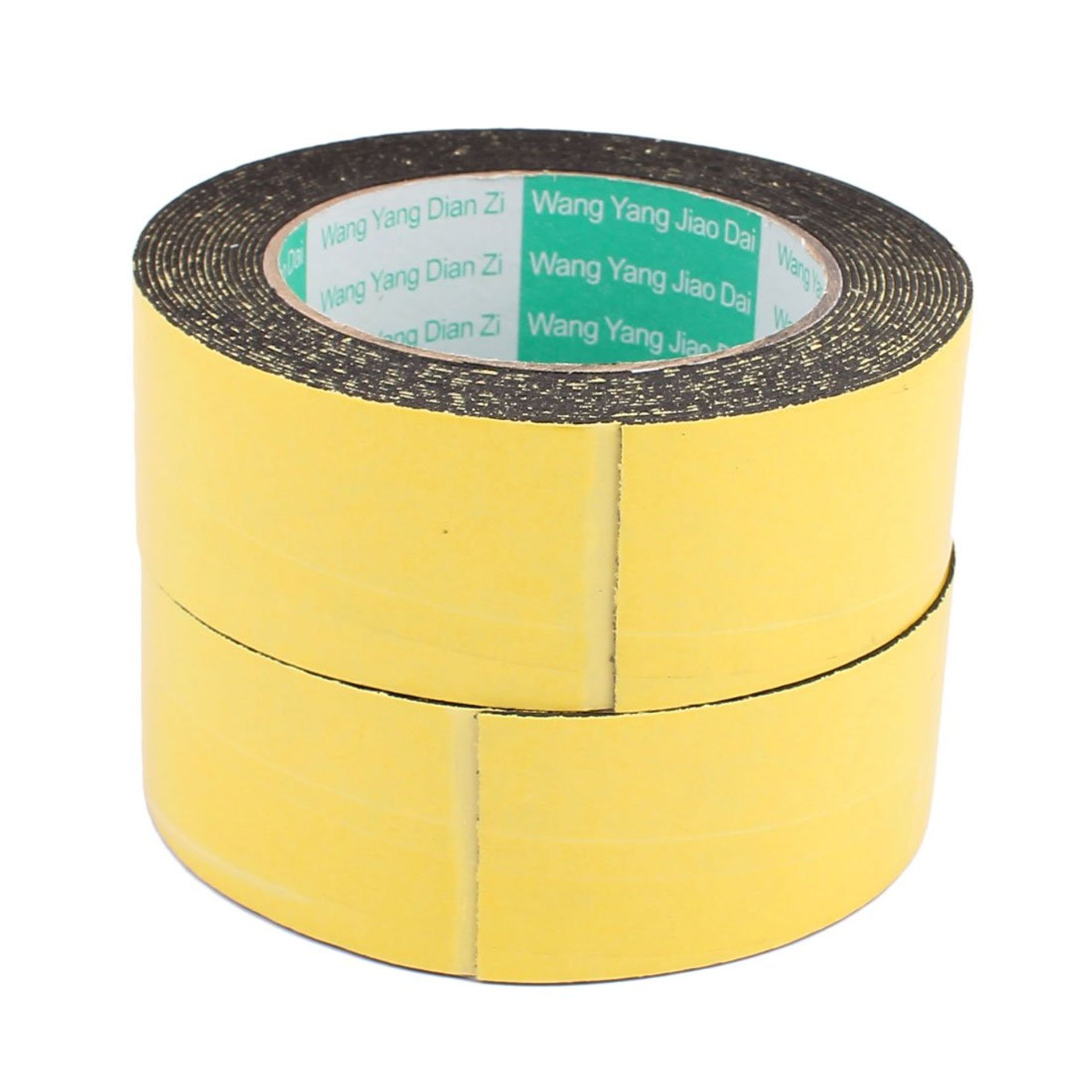 Uxcell 2Pcs 40mm X 1mm Self-Adhesive Shockproof Sponge Foam Tape, 5M For